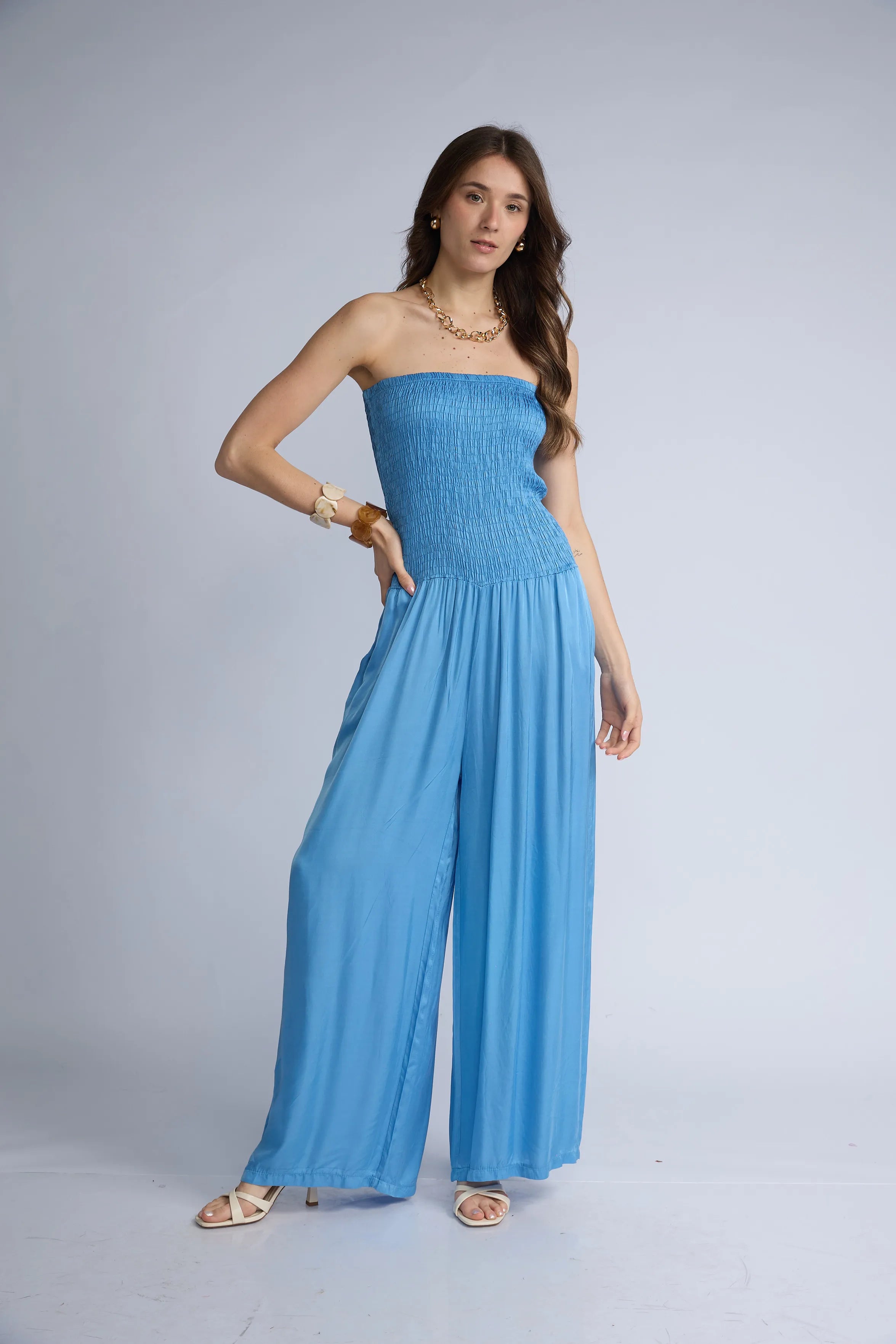 Enterizo Strapless Panal