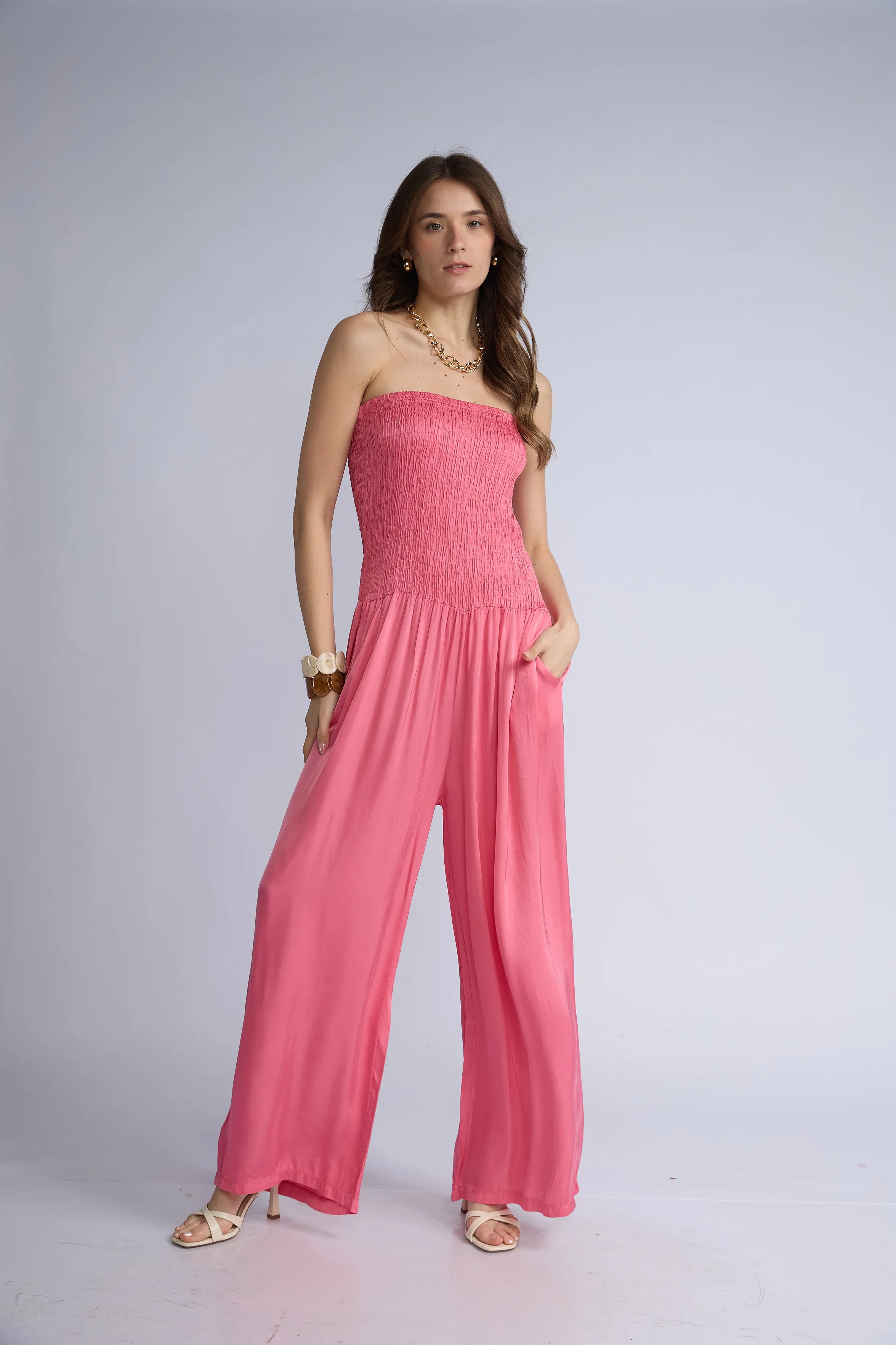 Enterizo Strapless Panal