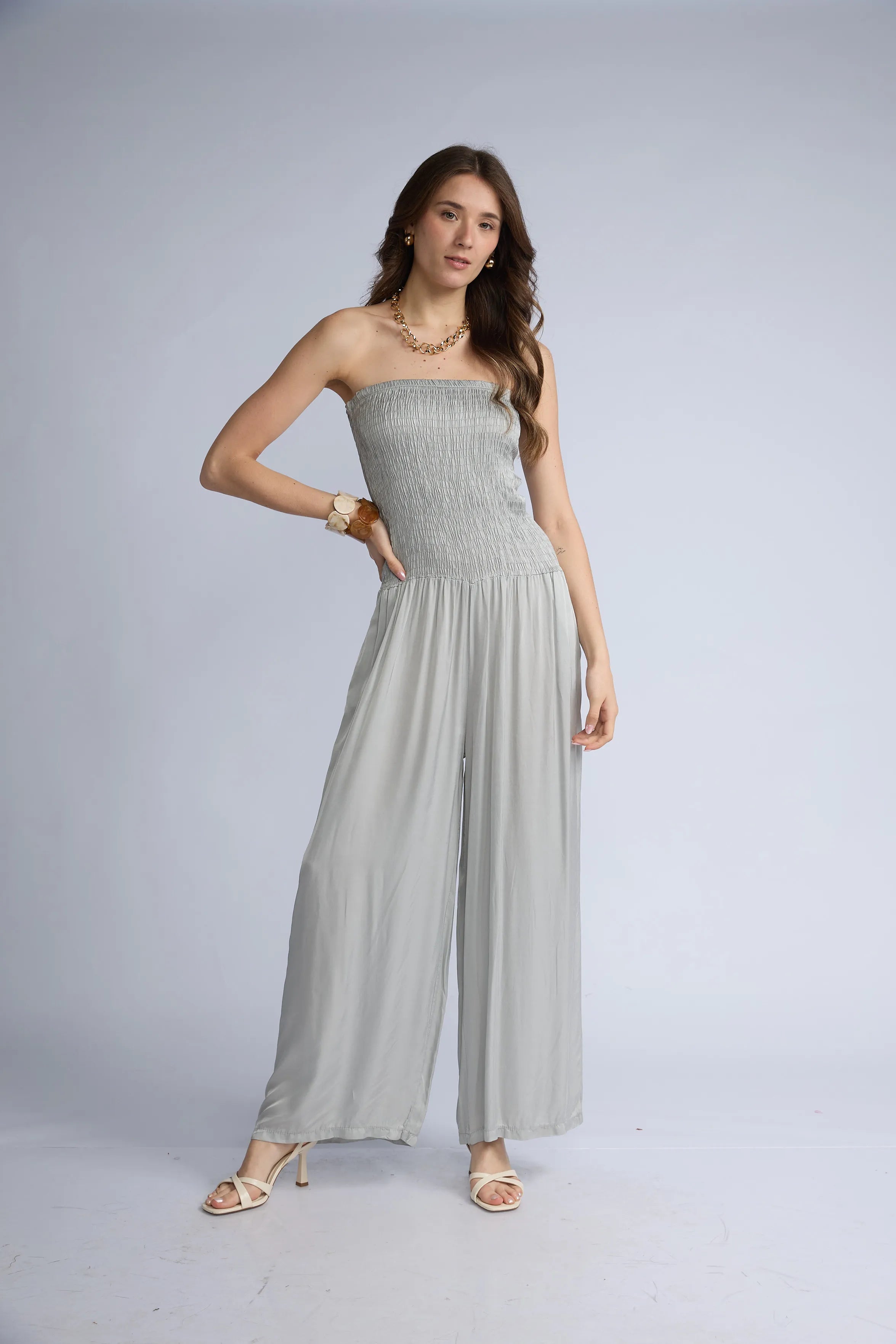 Enterizo Strapless Panal