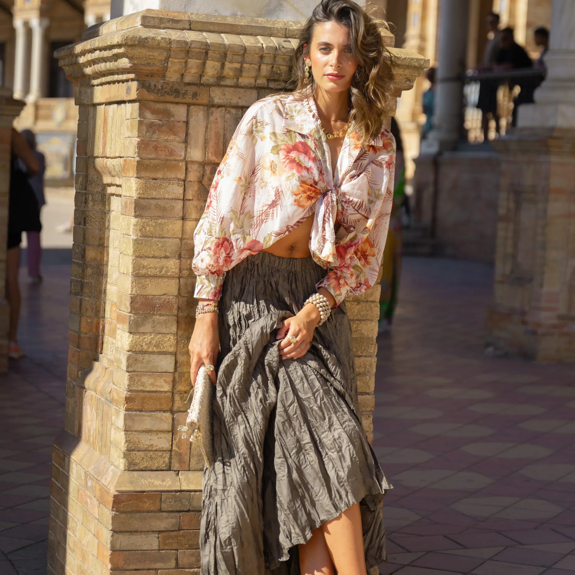 Falda Corrugada