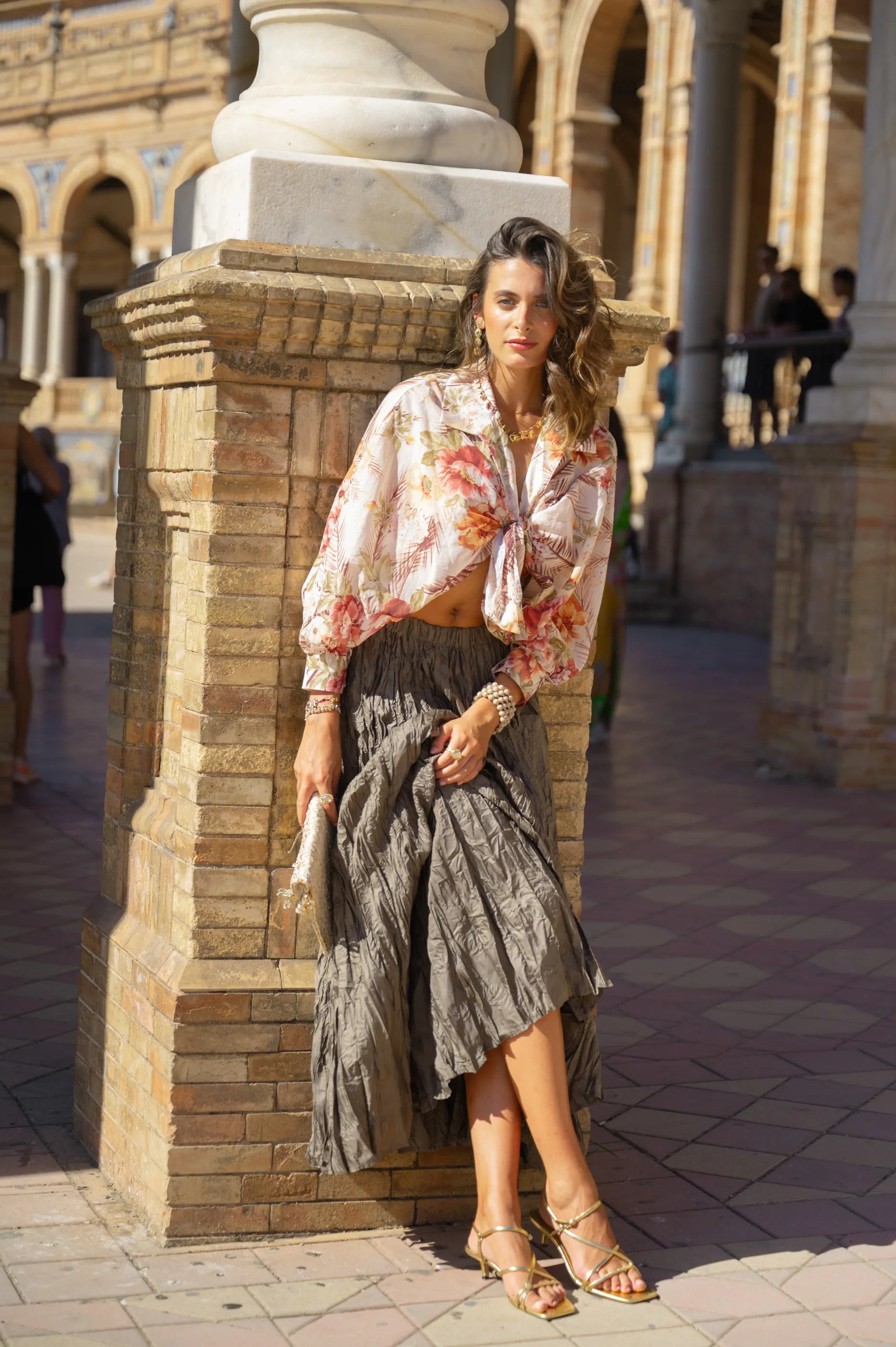 Falda Corrugada
