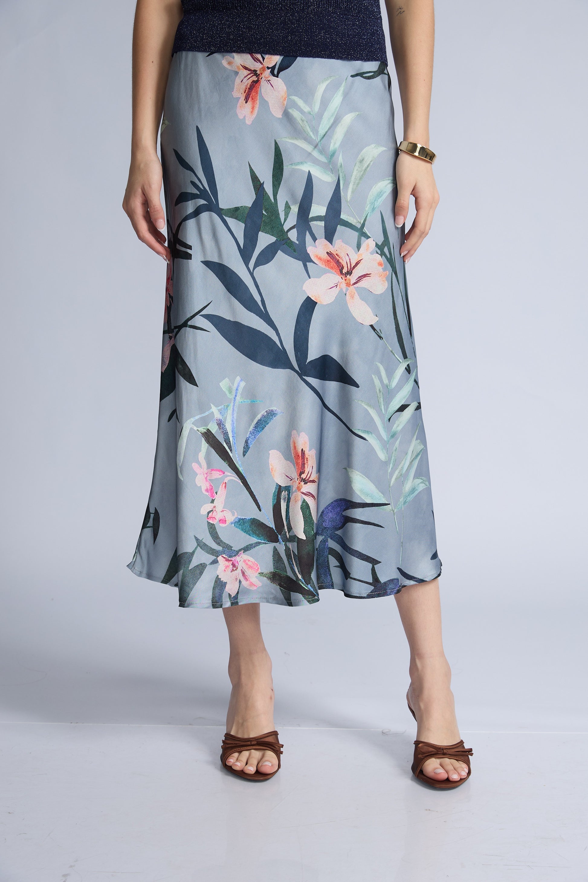 Falda Estampada Sesgo