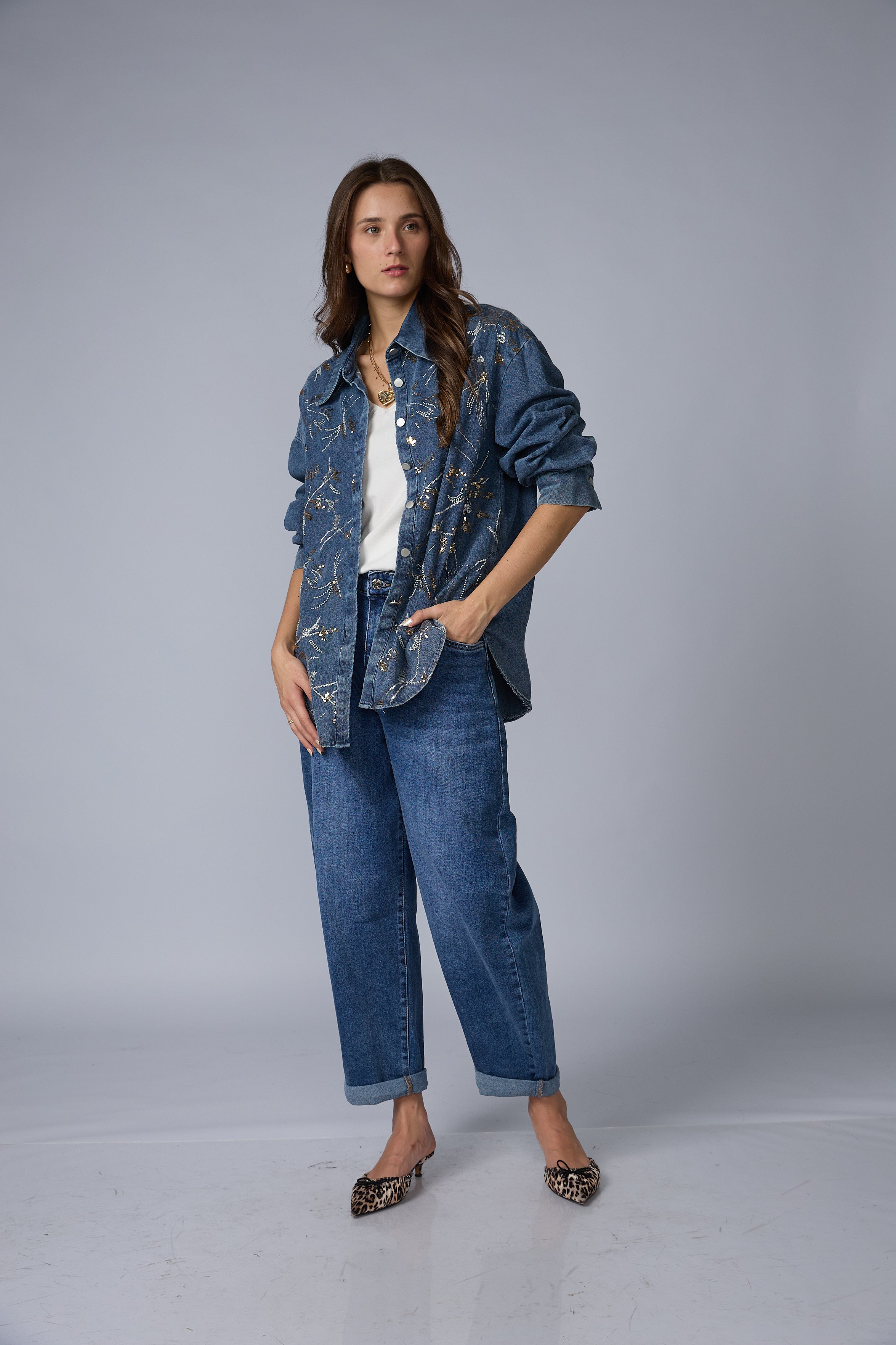 Jean Balloon Azul