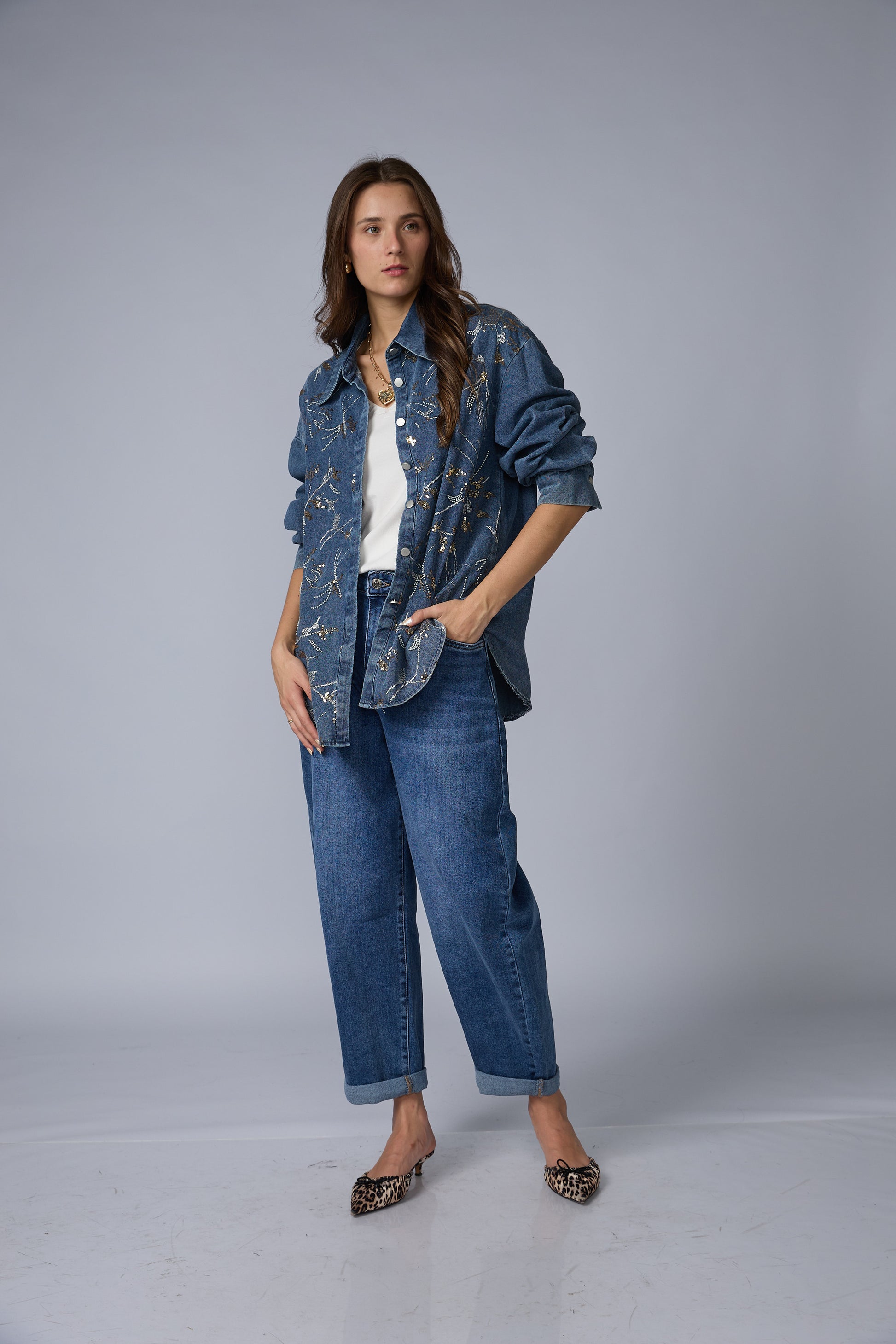 Jean Balloon Azul