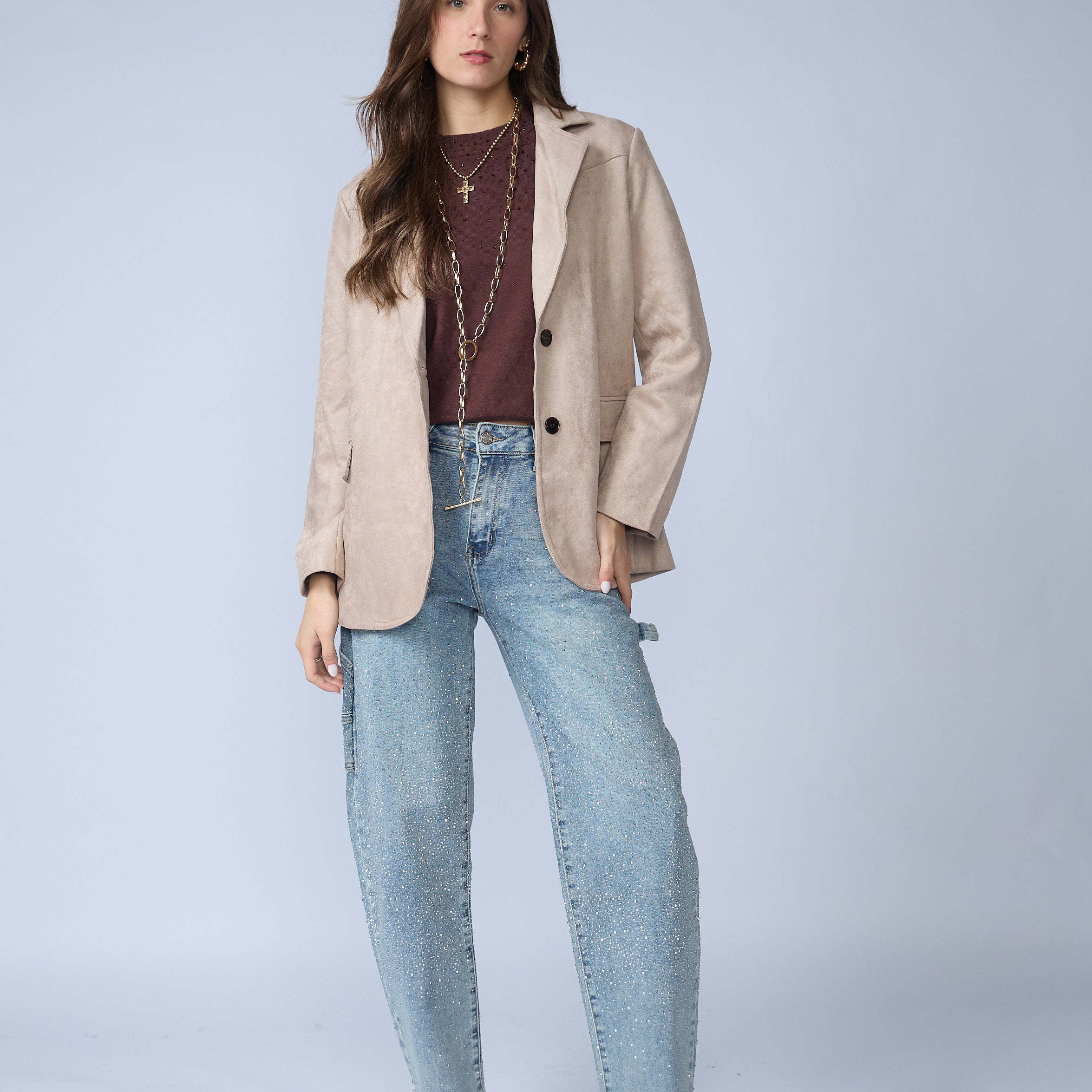 Jean Barrel Brillos Celeste