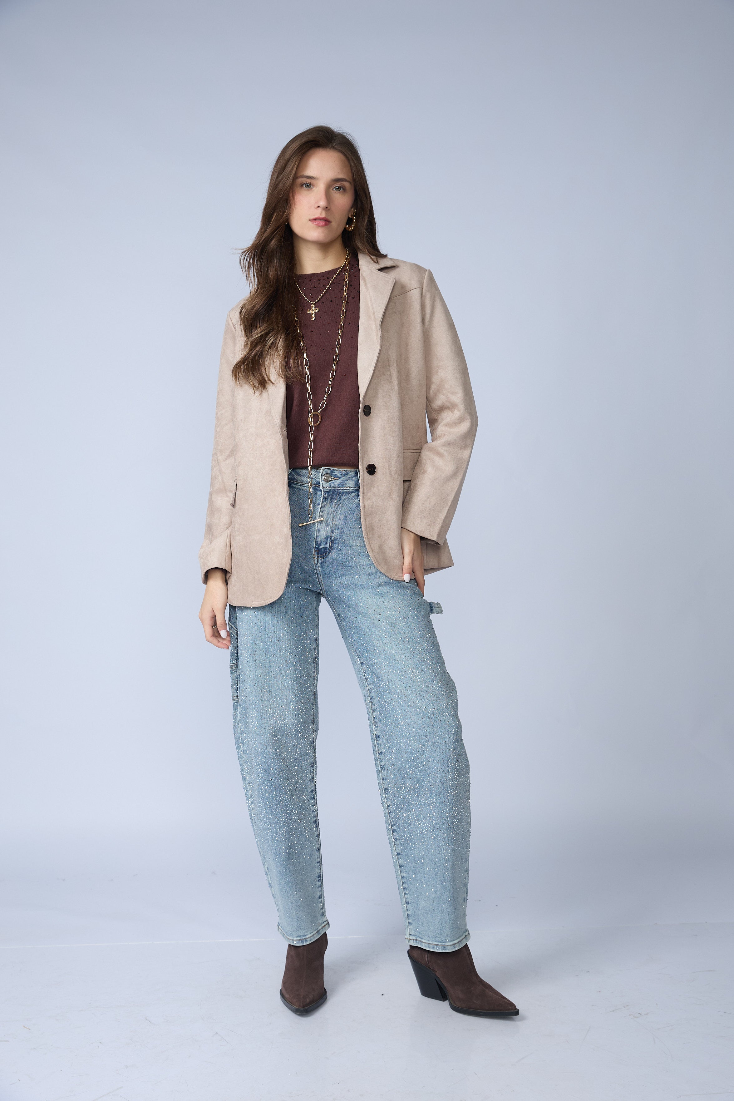Jean Barrel Brillos Celeste