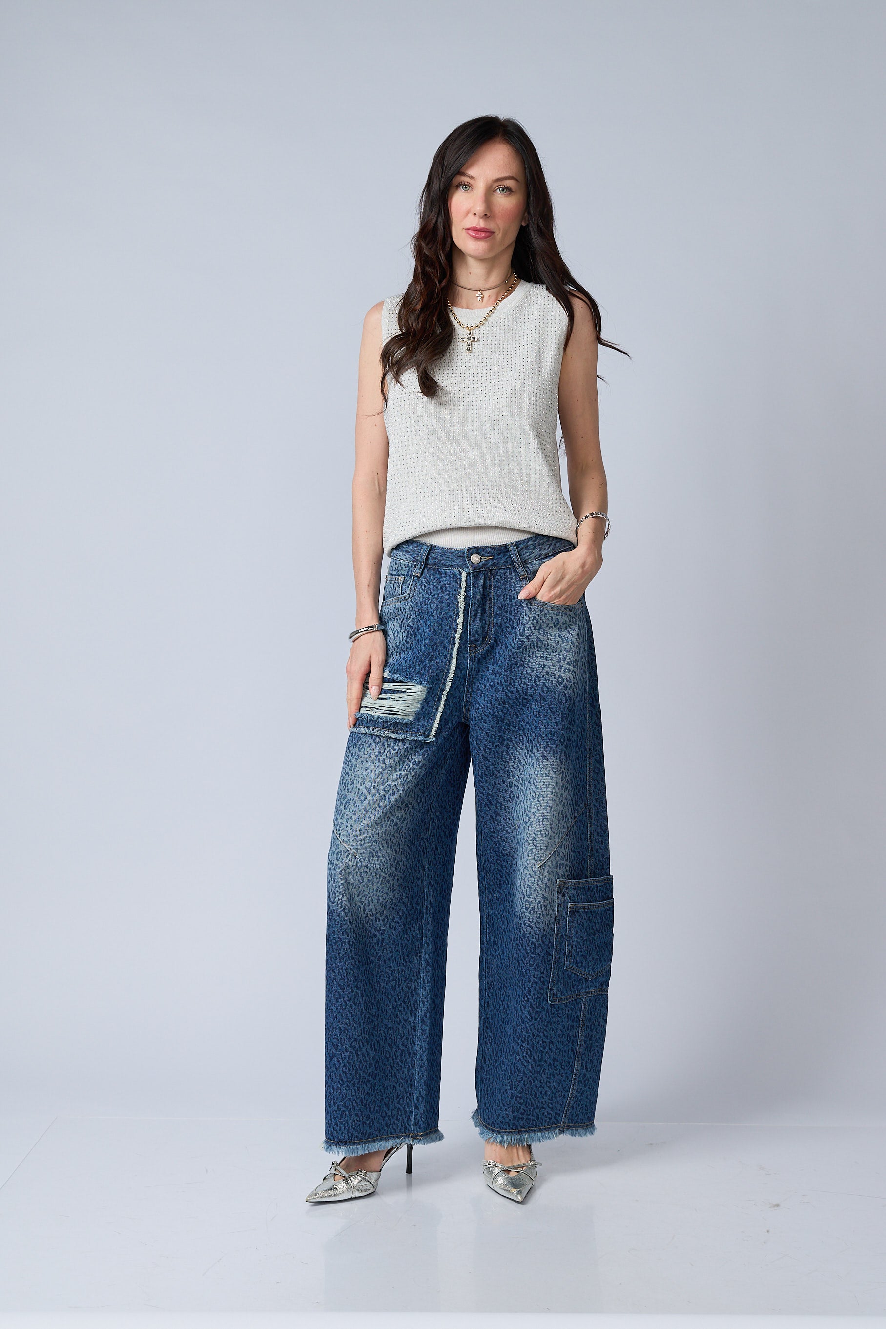 Jean Barrel Desflecado