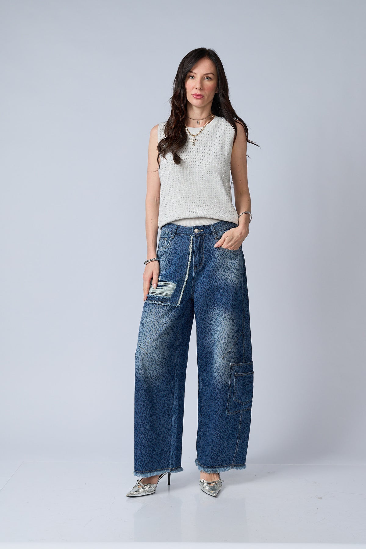 Jean Barrel Desflecado