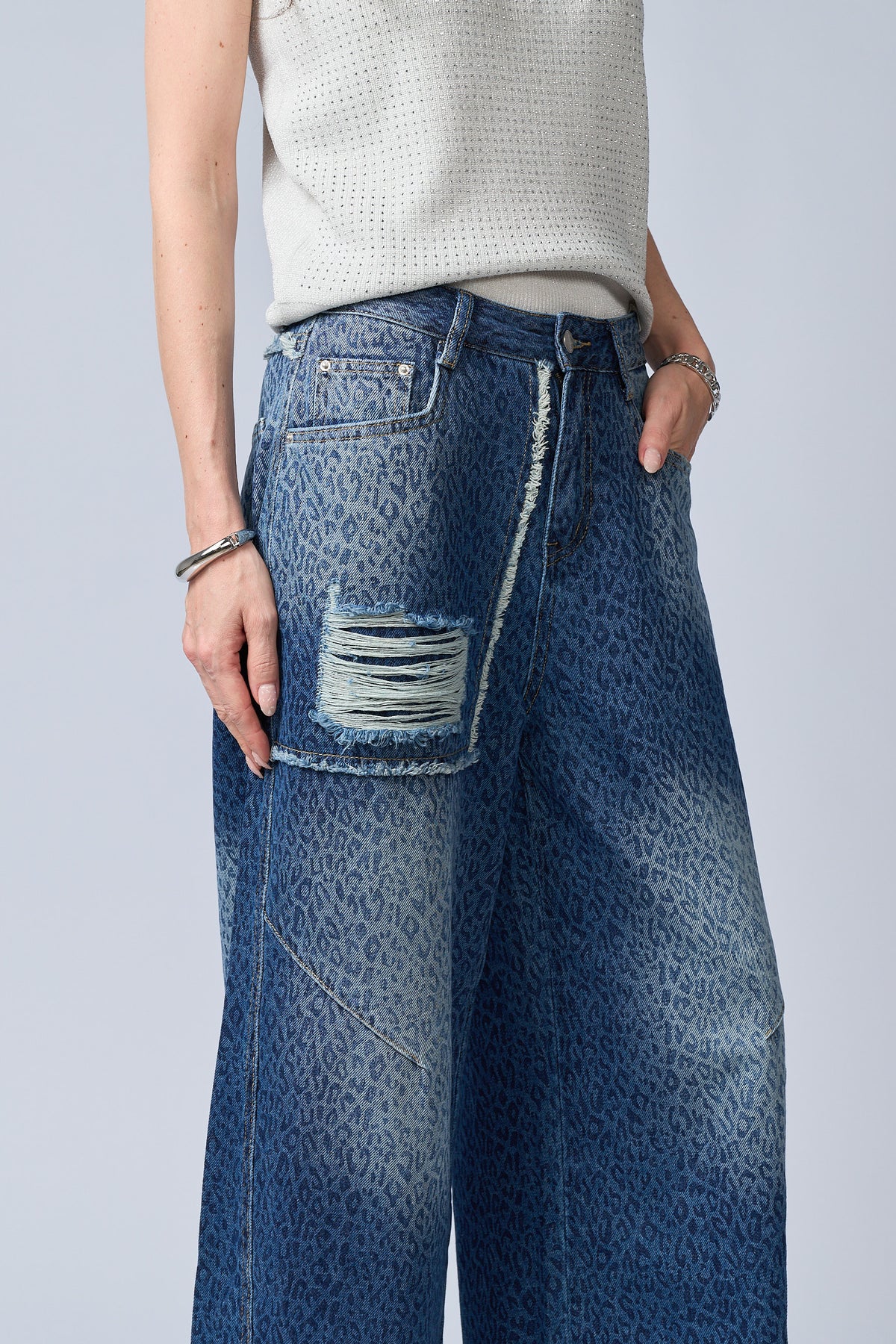 Jean Barrel Desflecado