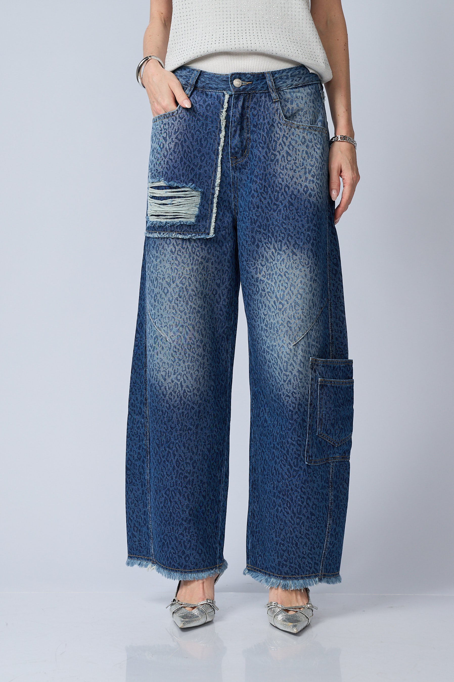 Jean Barrel Desflecado