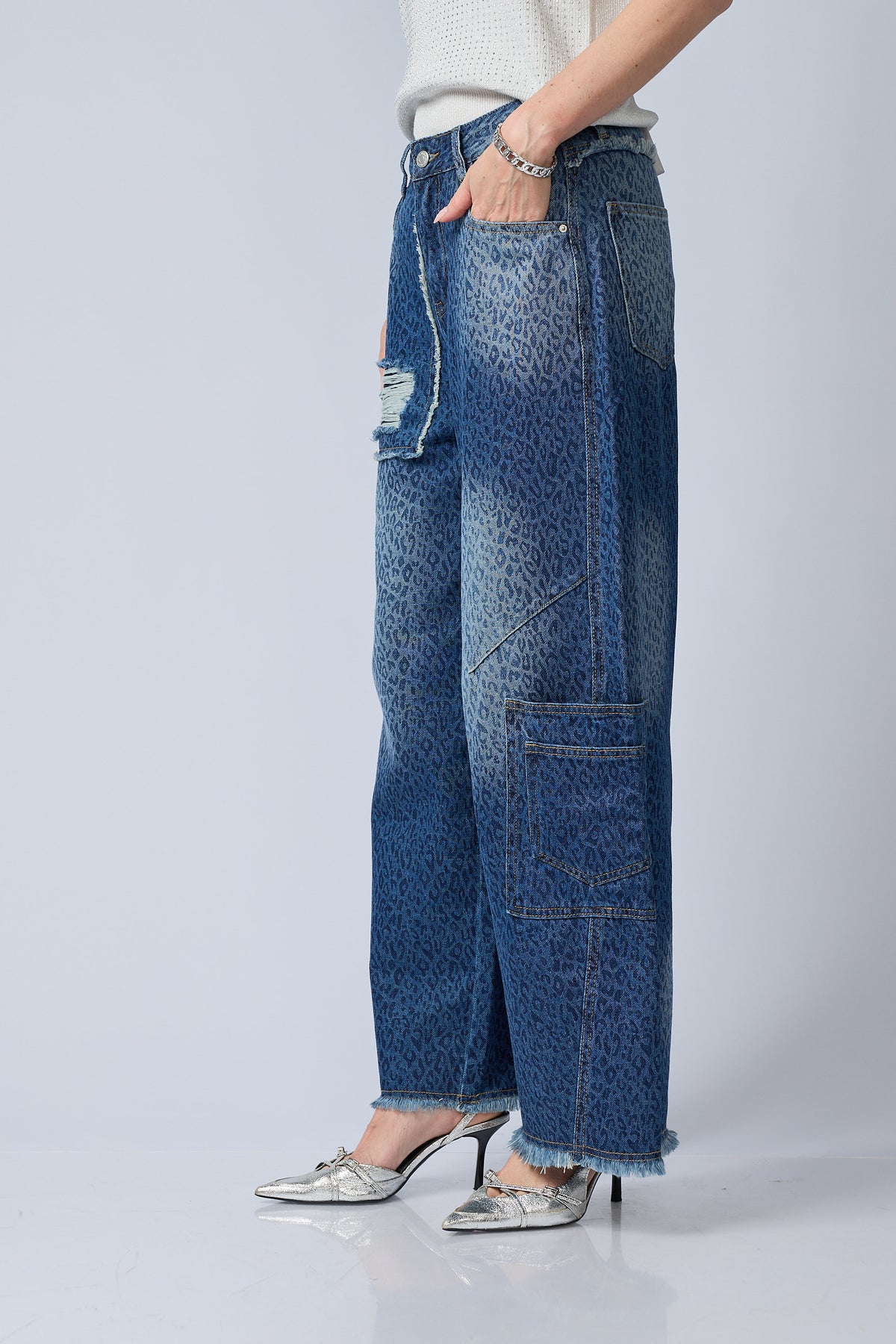 Jean Barrel Desflecado