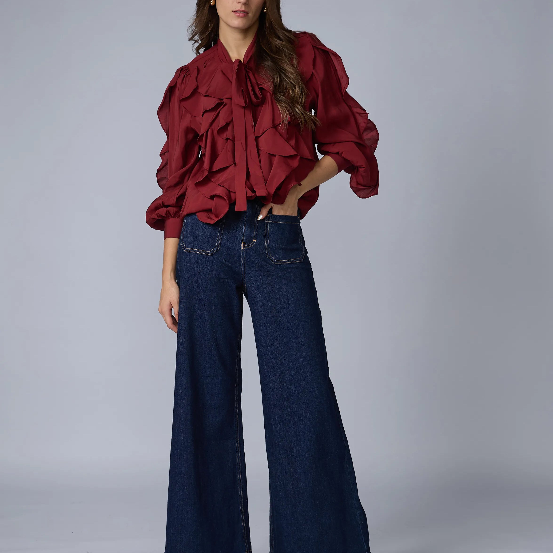 Jean Bolsillos Wide