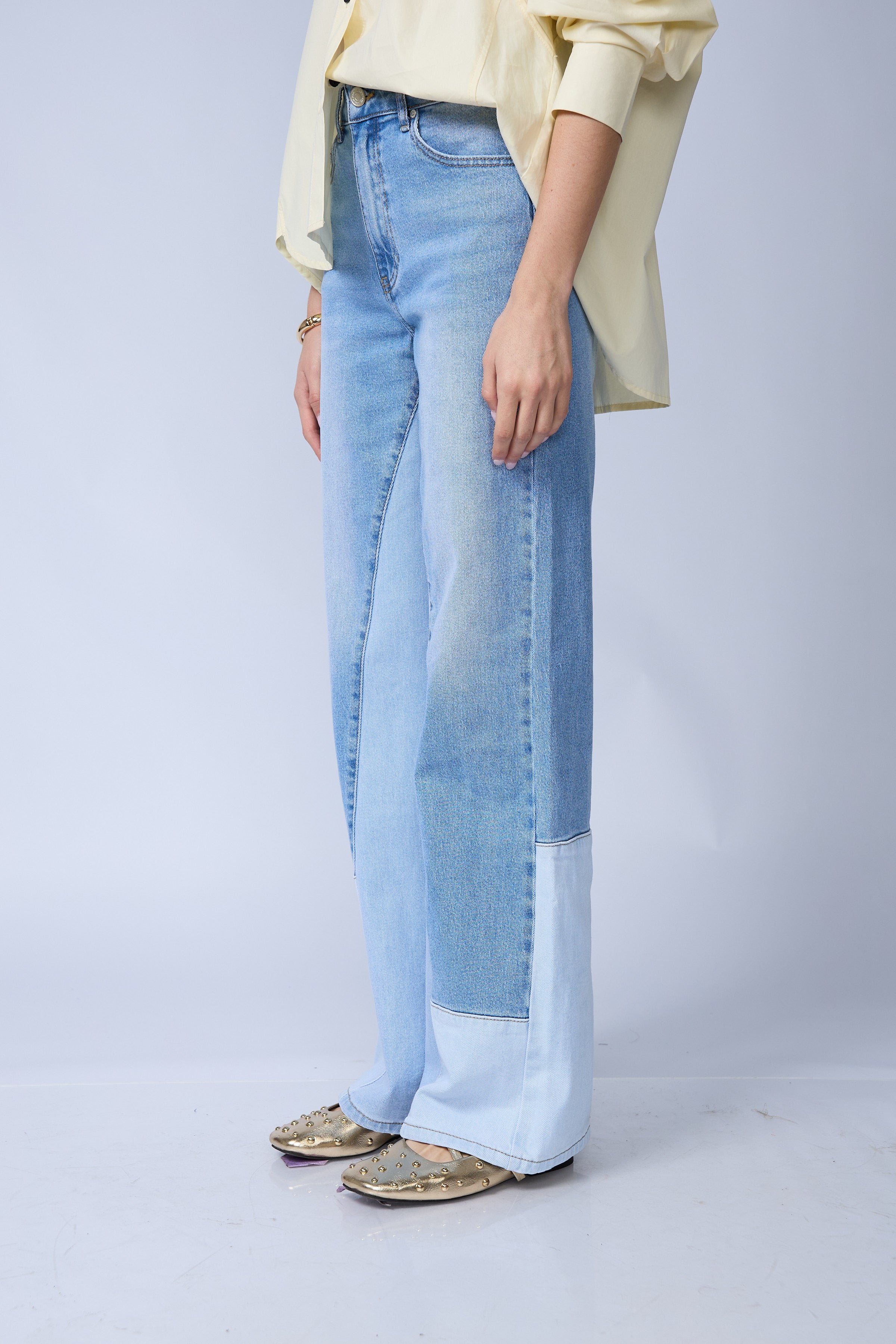 Jean Color Block