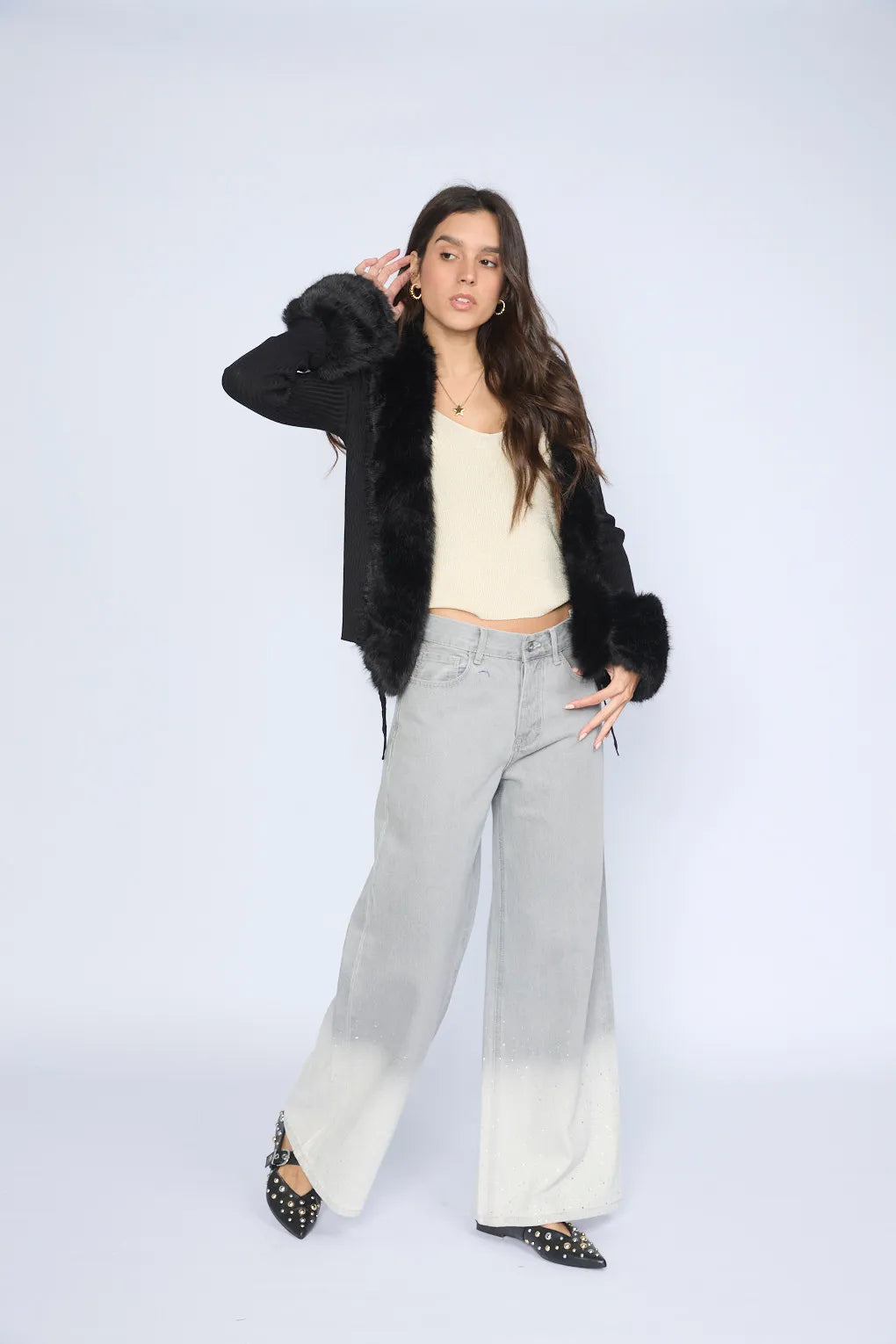 Jean Brillos Tie Dye Wide