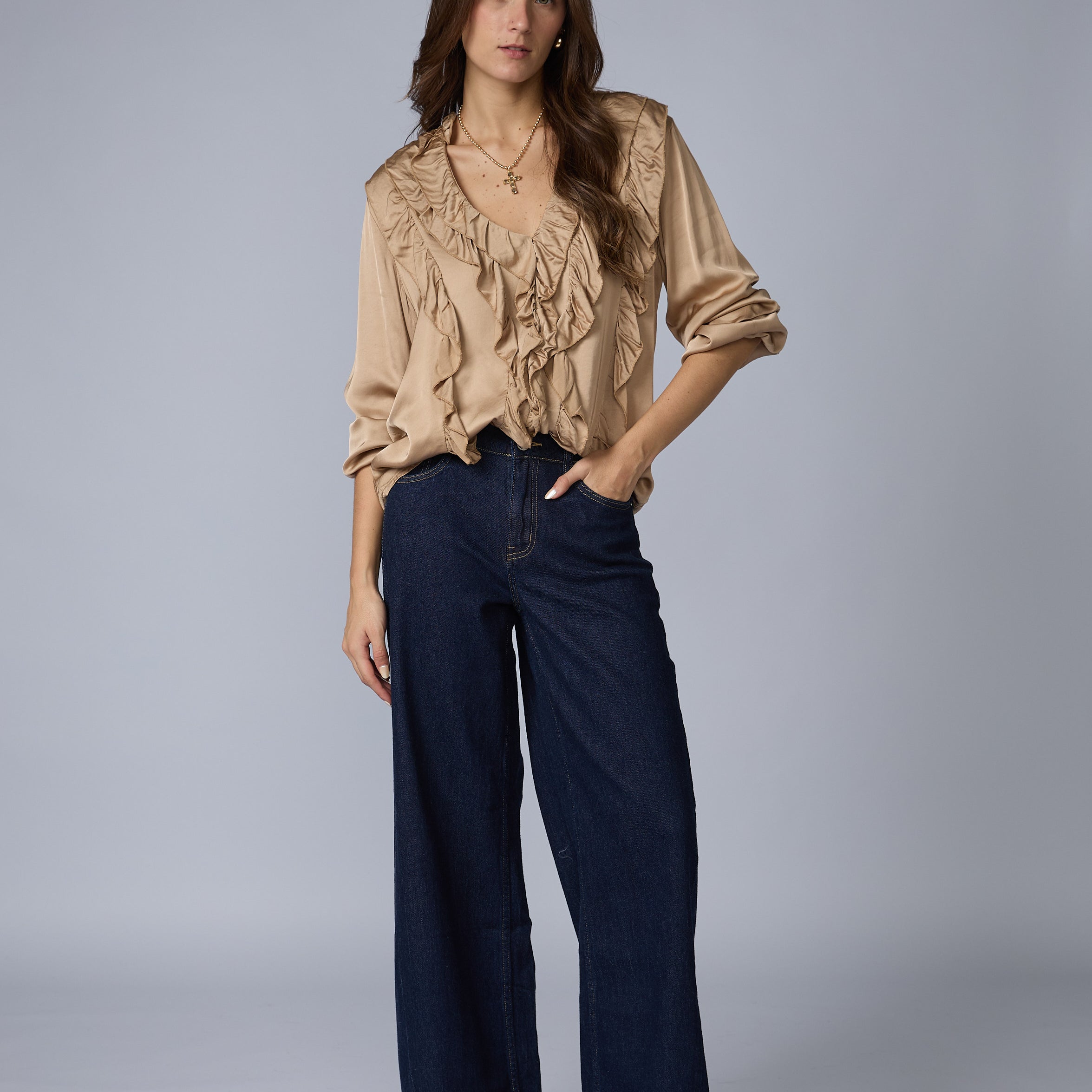 Jean Wide Azul