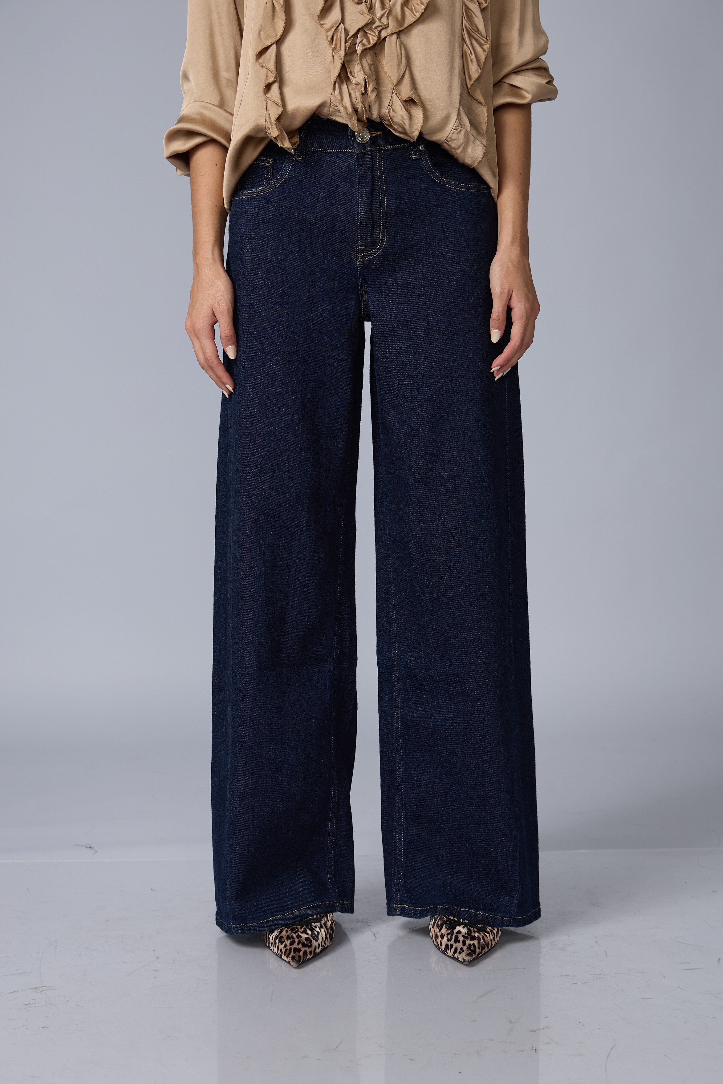 Jean Wide Azul