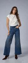 Jean Wide Brillos
