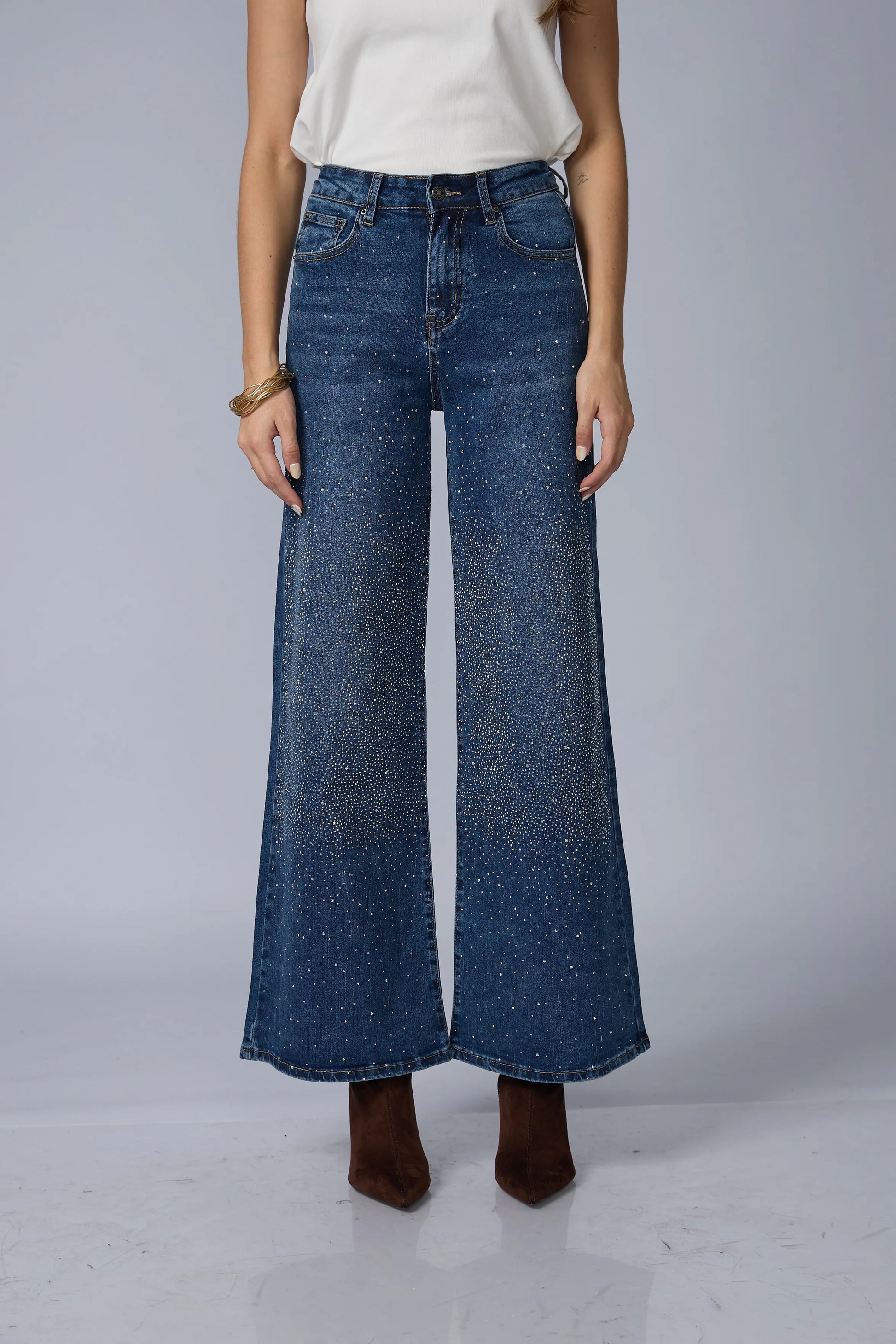 Jean Wide Brillos
