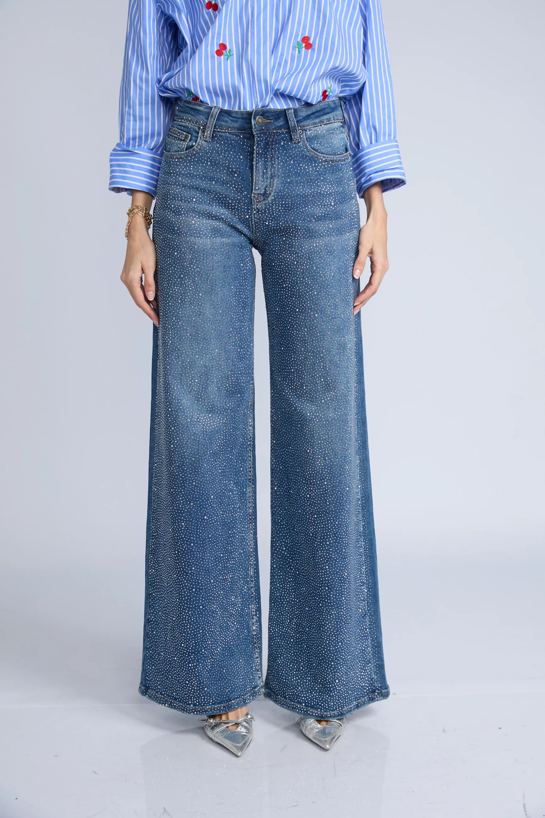 Jean Wide Brillos