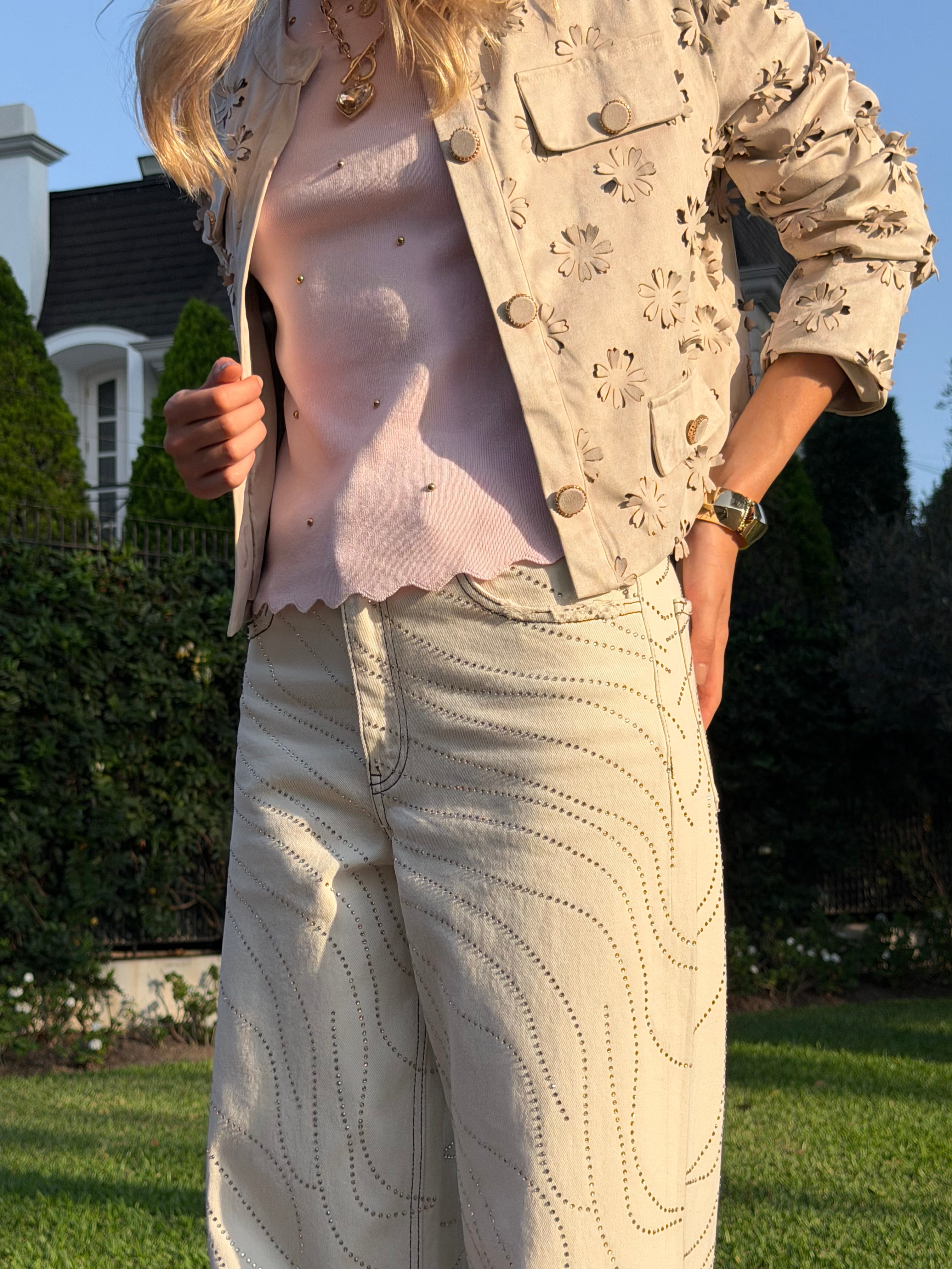 Jean Wide Brillos