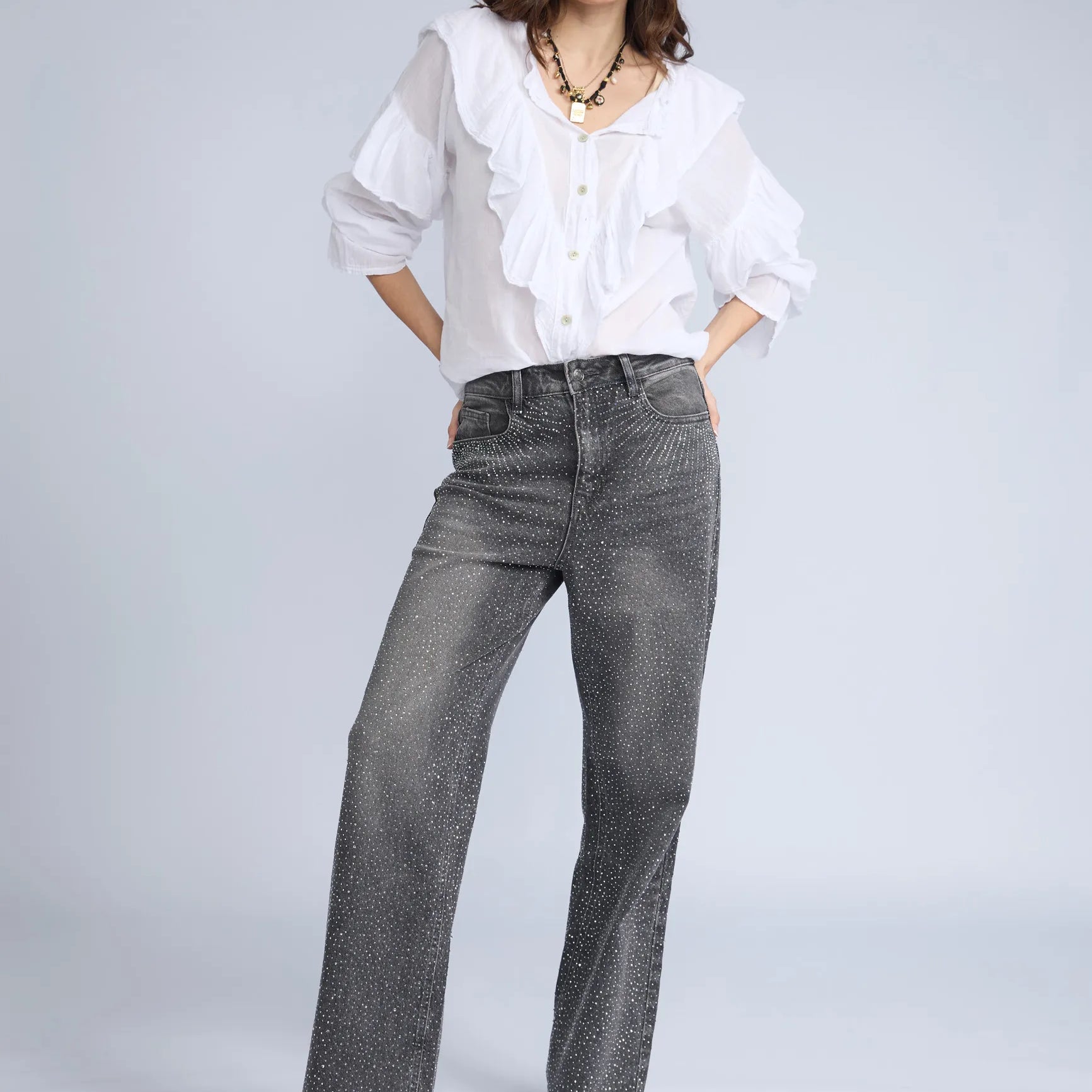 Jean Wide Brillos Sol