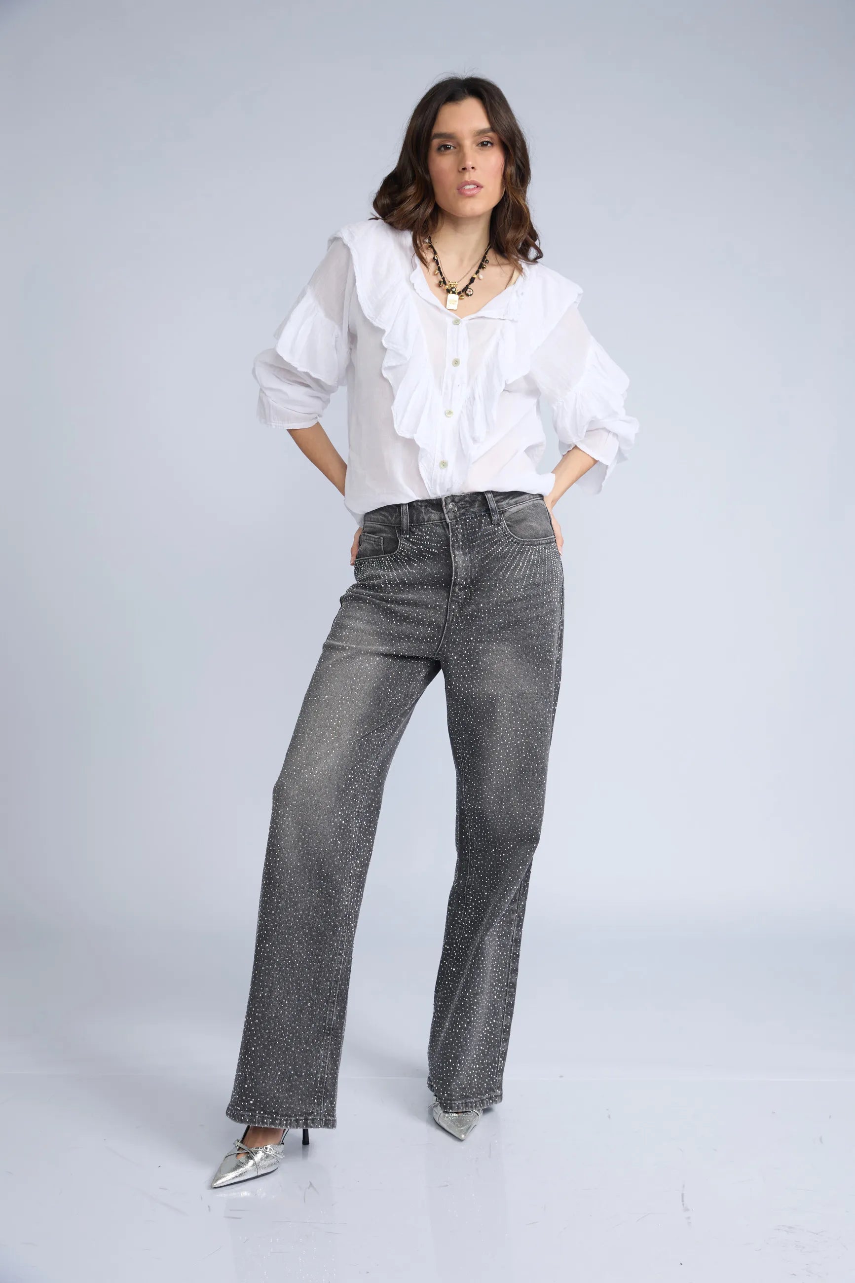Jean Wide Brillos Sol