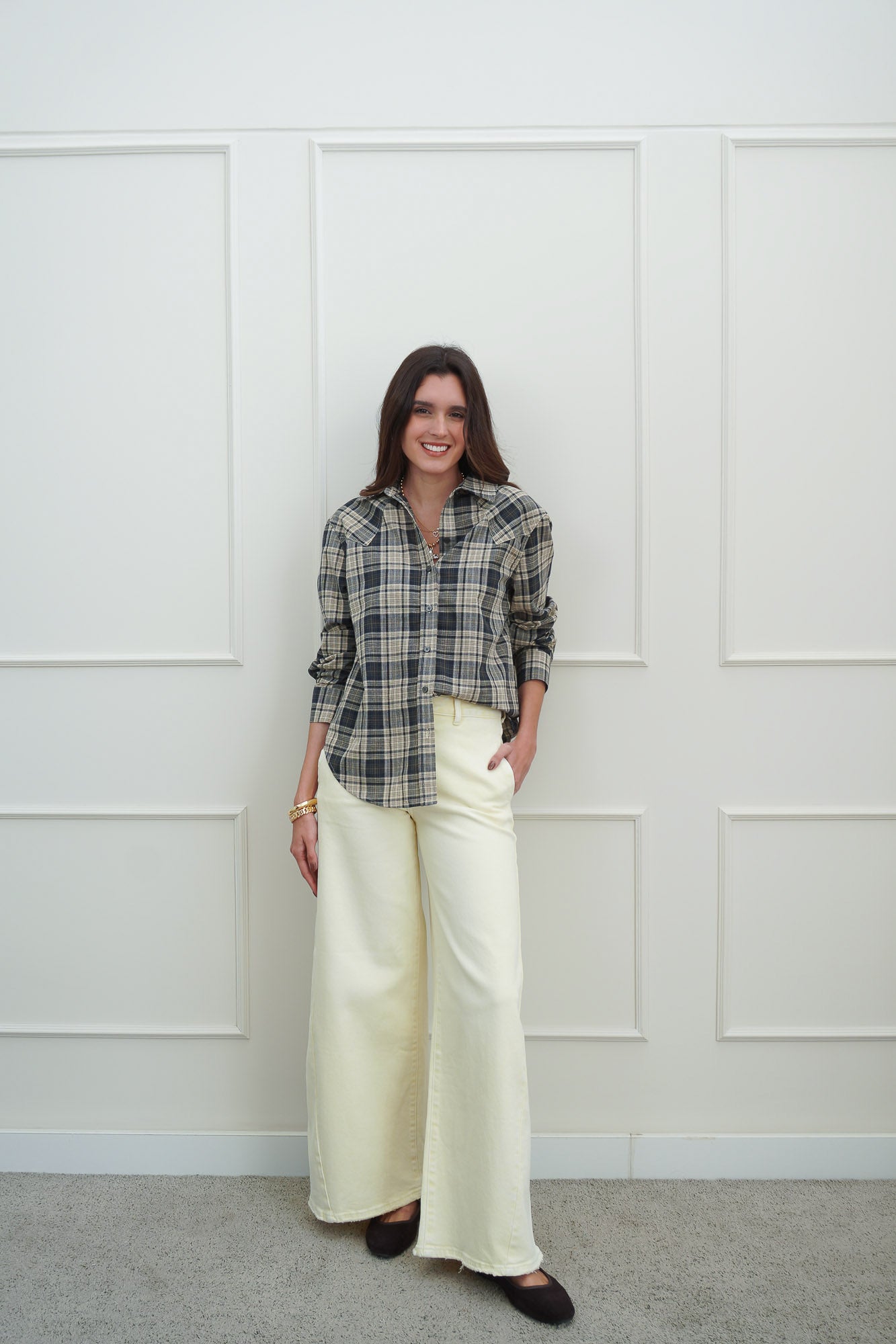Jean Wide Cortes Laterales