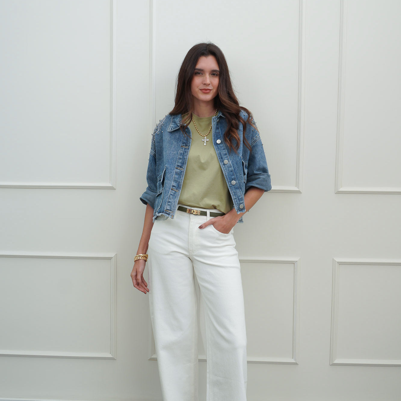 Jean Wide Leg Blanco