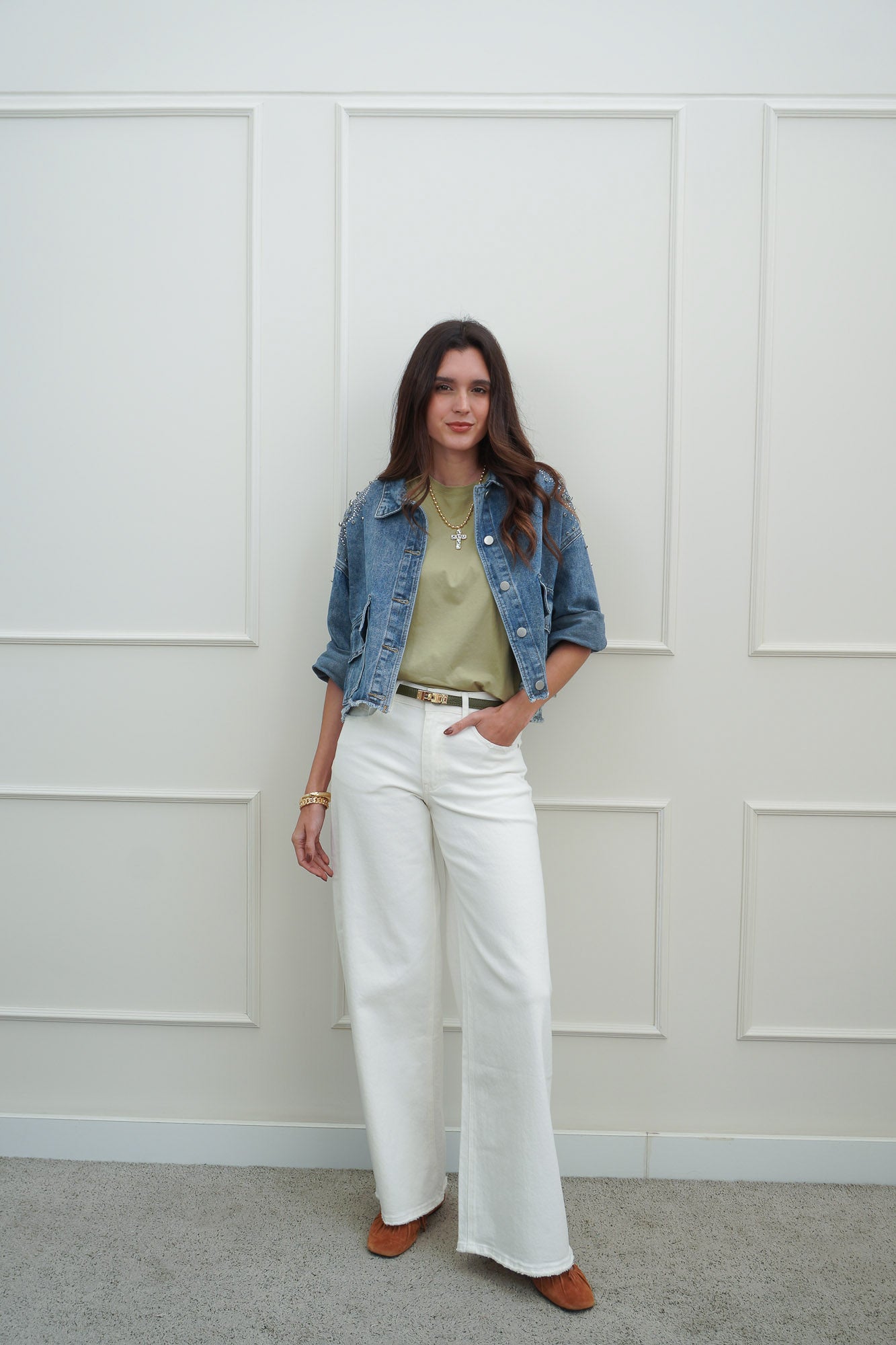 Jean Wide Leg Blanco