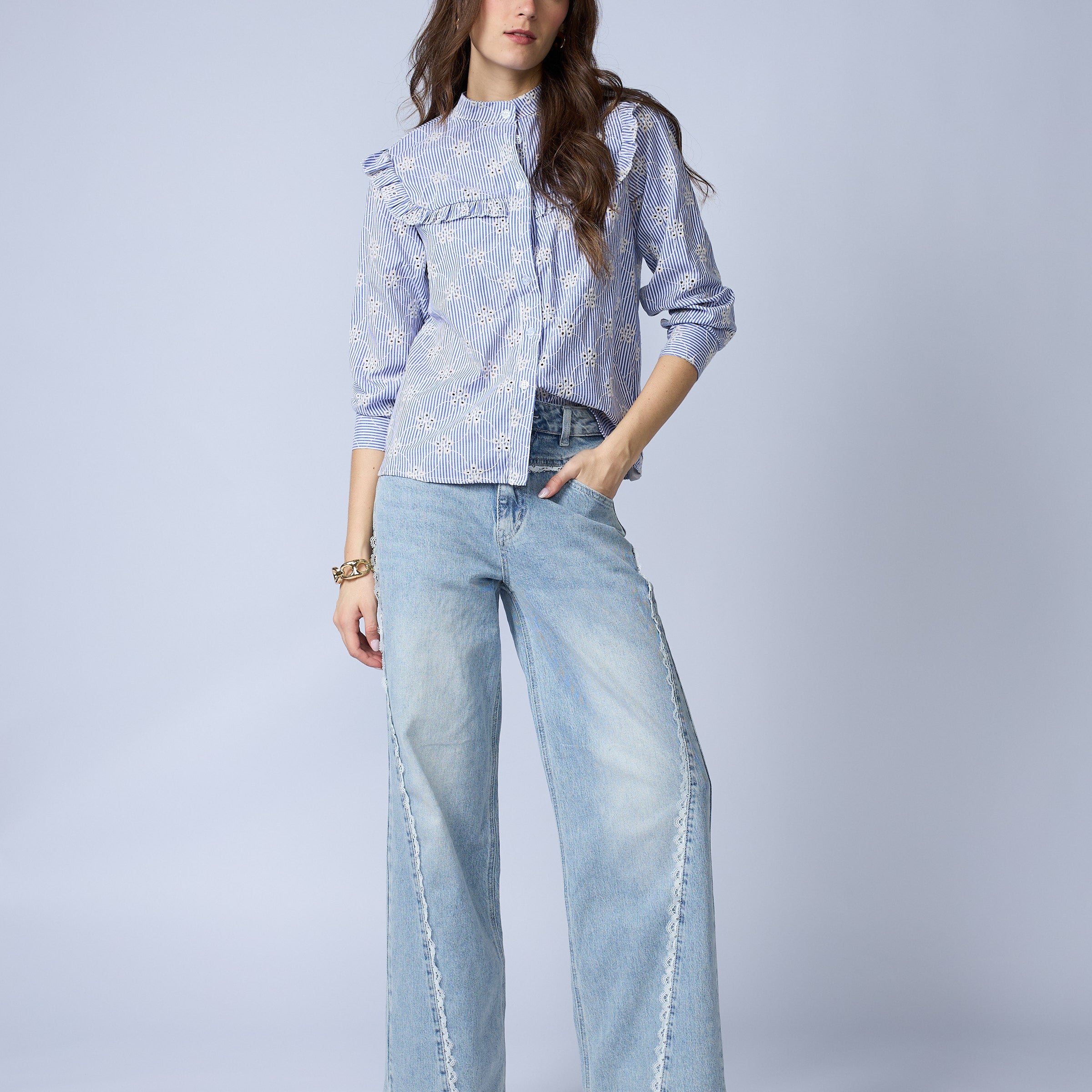 Jean Wide Leg Blonda