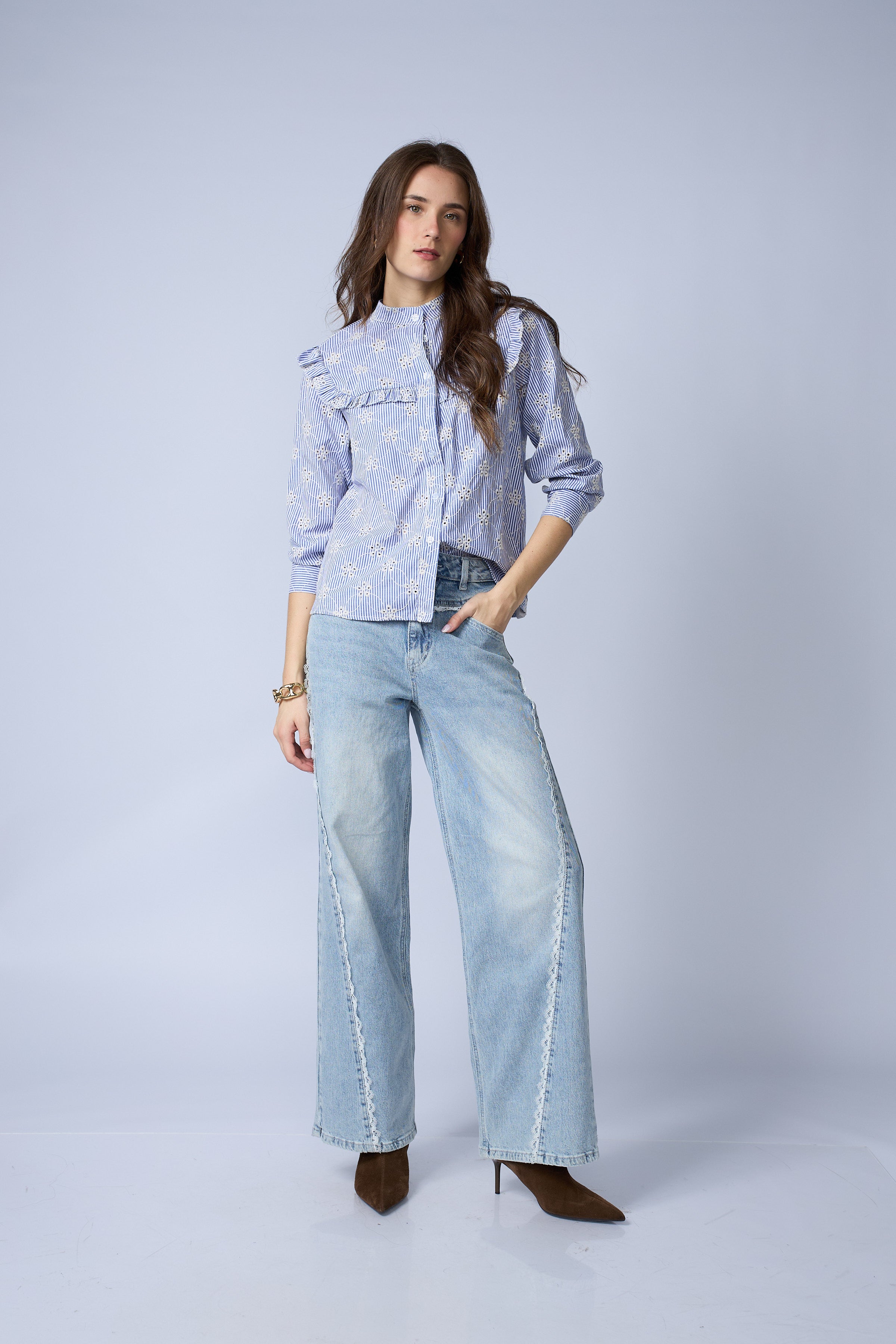 Jean Wide Leg Blonda