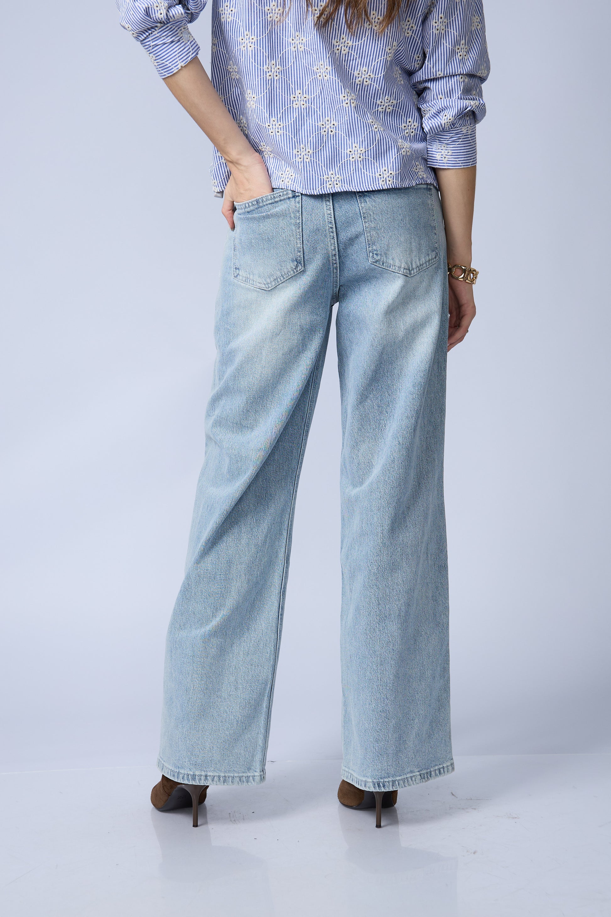 Jean Wide Leg Blonda