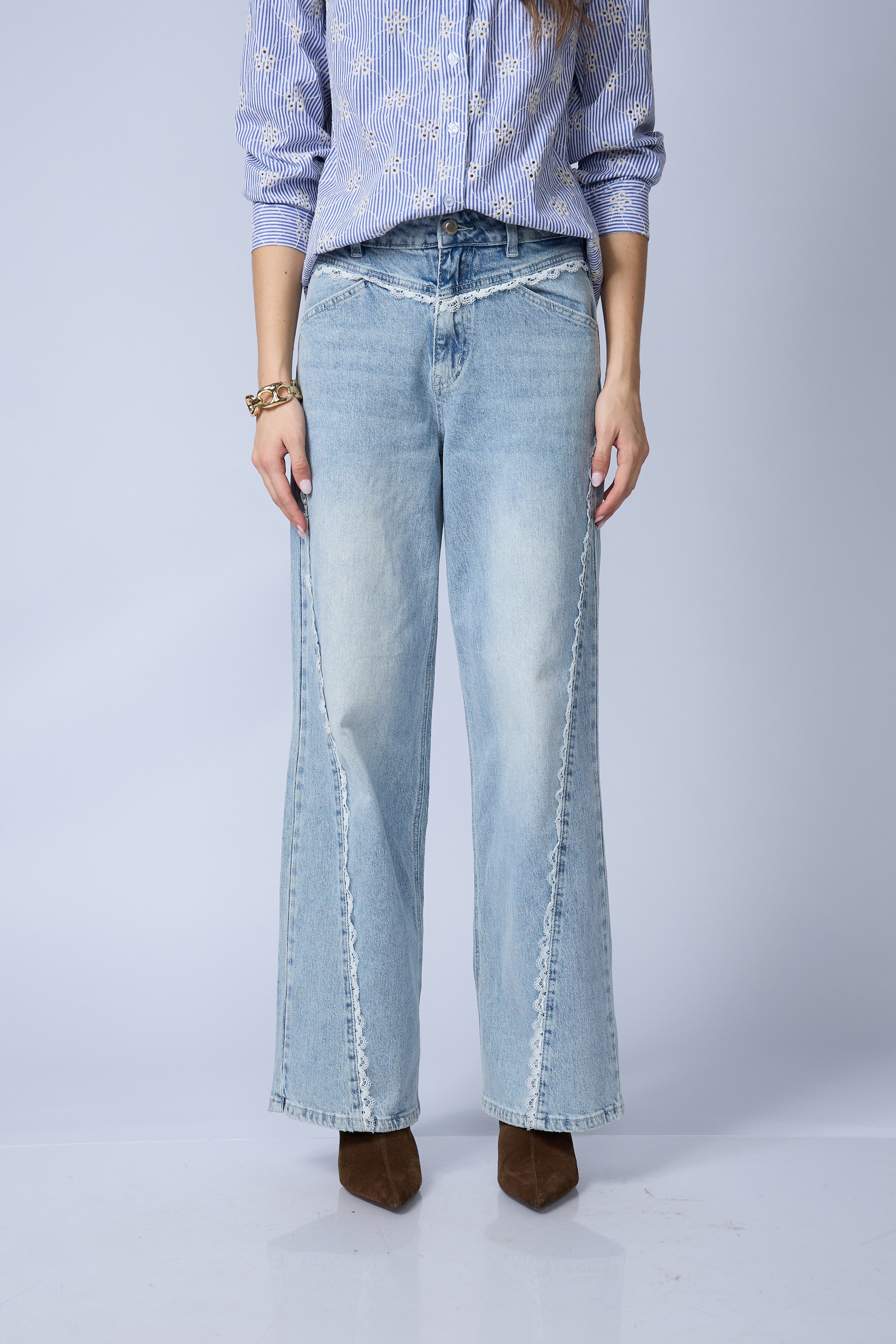 Jean Wide Leg Blonda