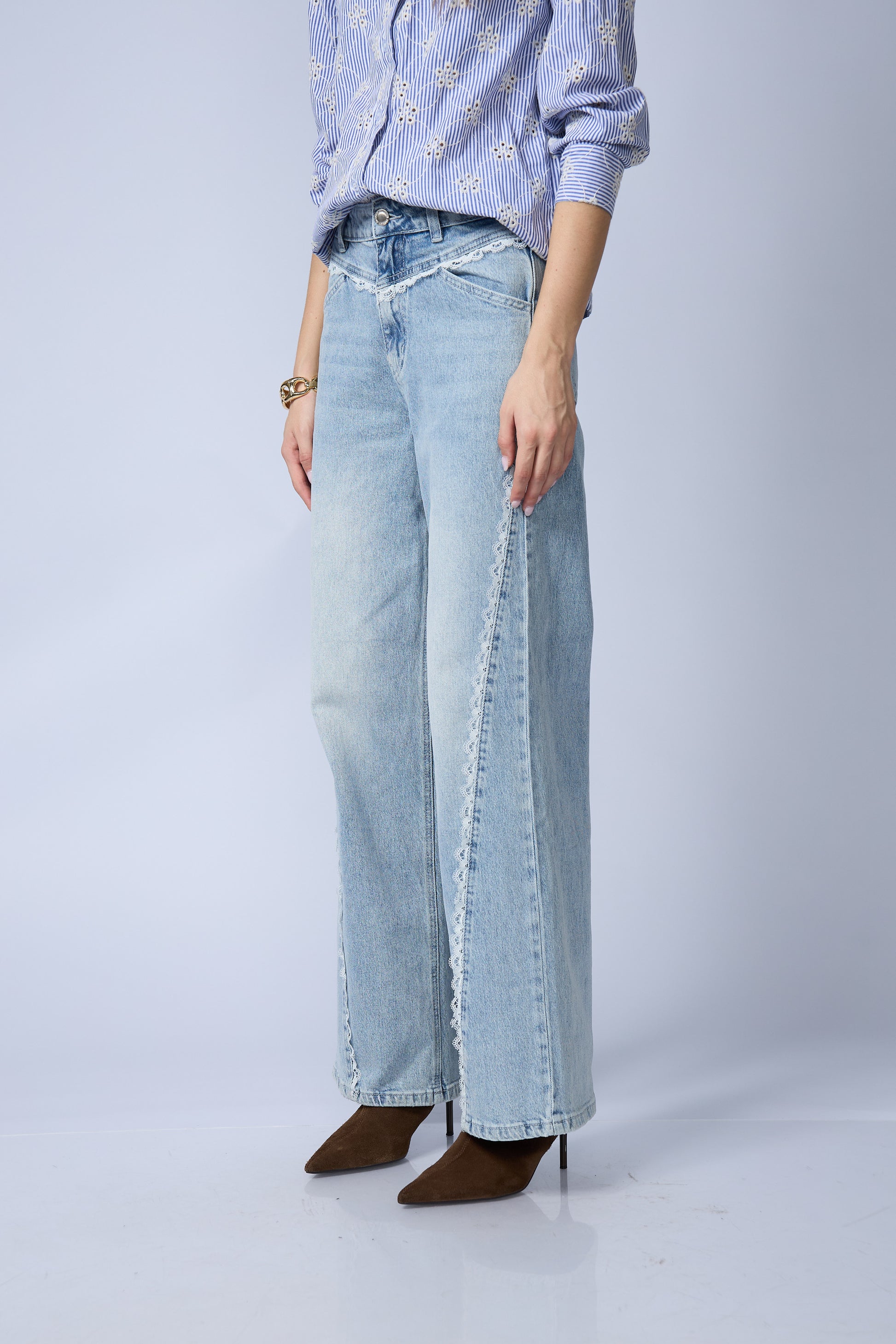 Jean Wide Leg Blonda