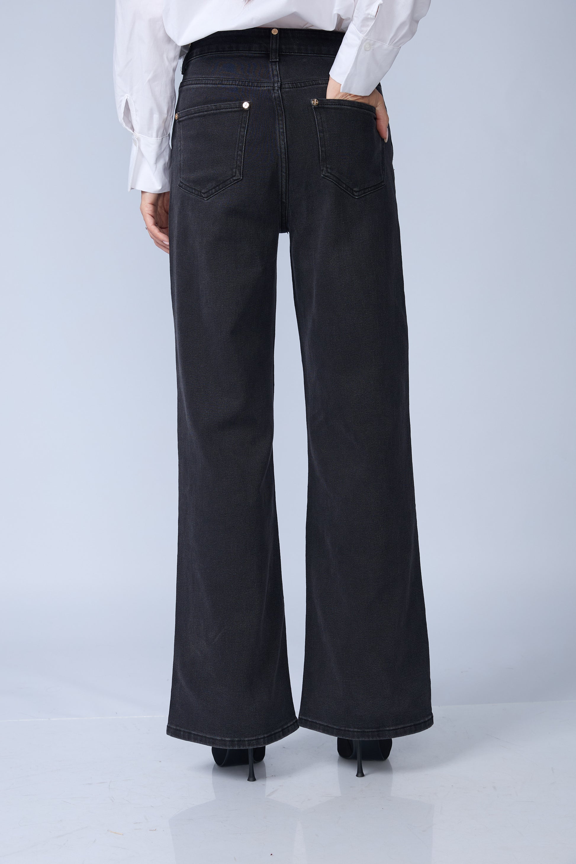Jean Wide Leg Negro
