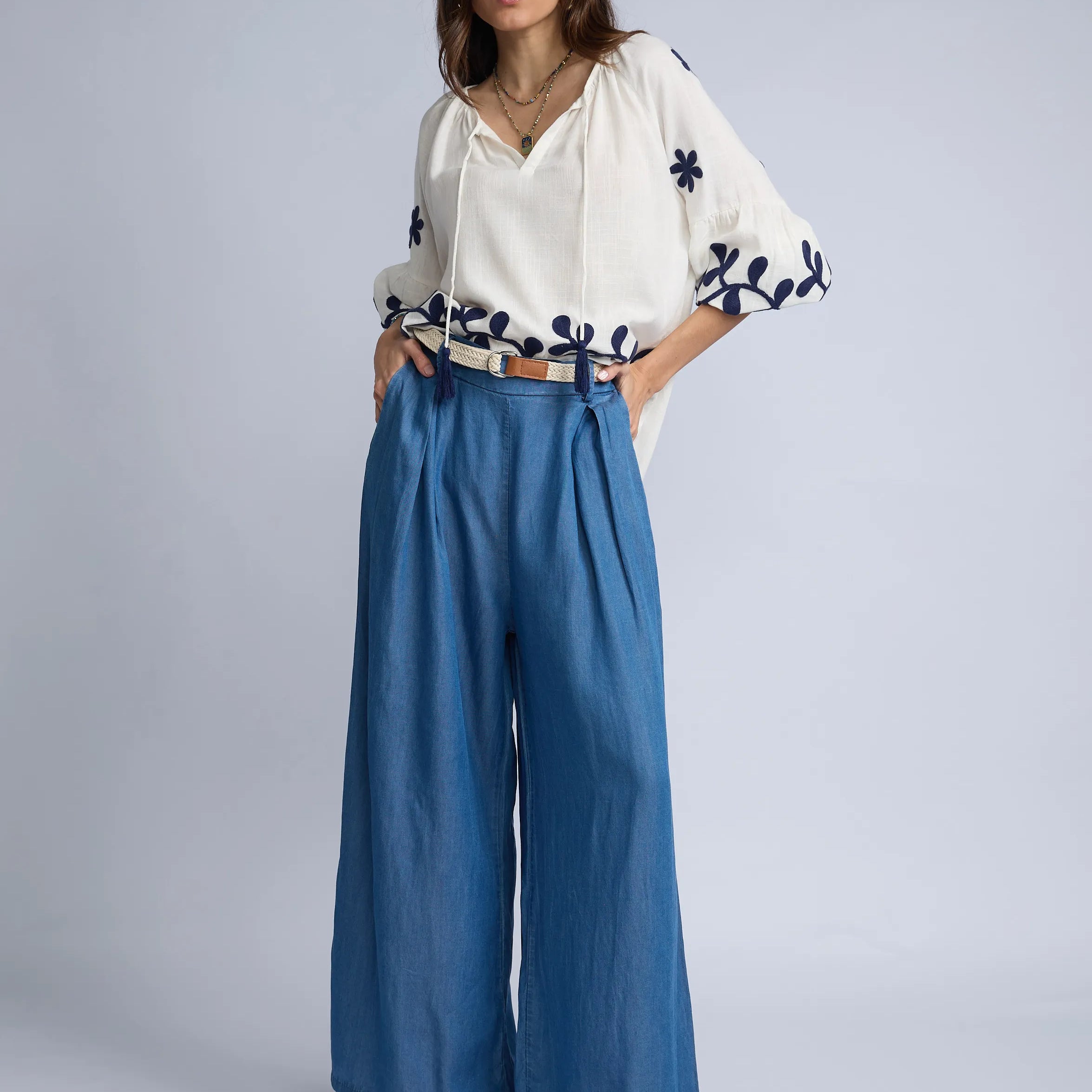 Palazzo Denim Correa