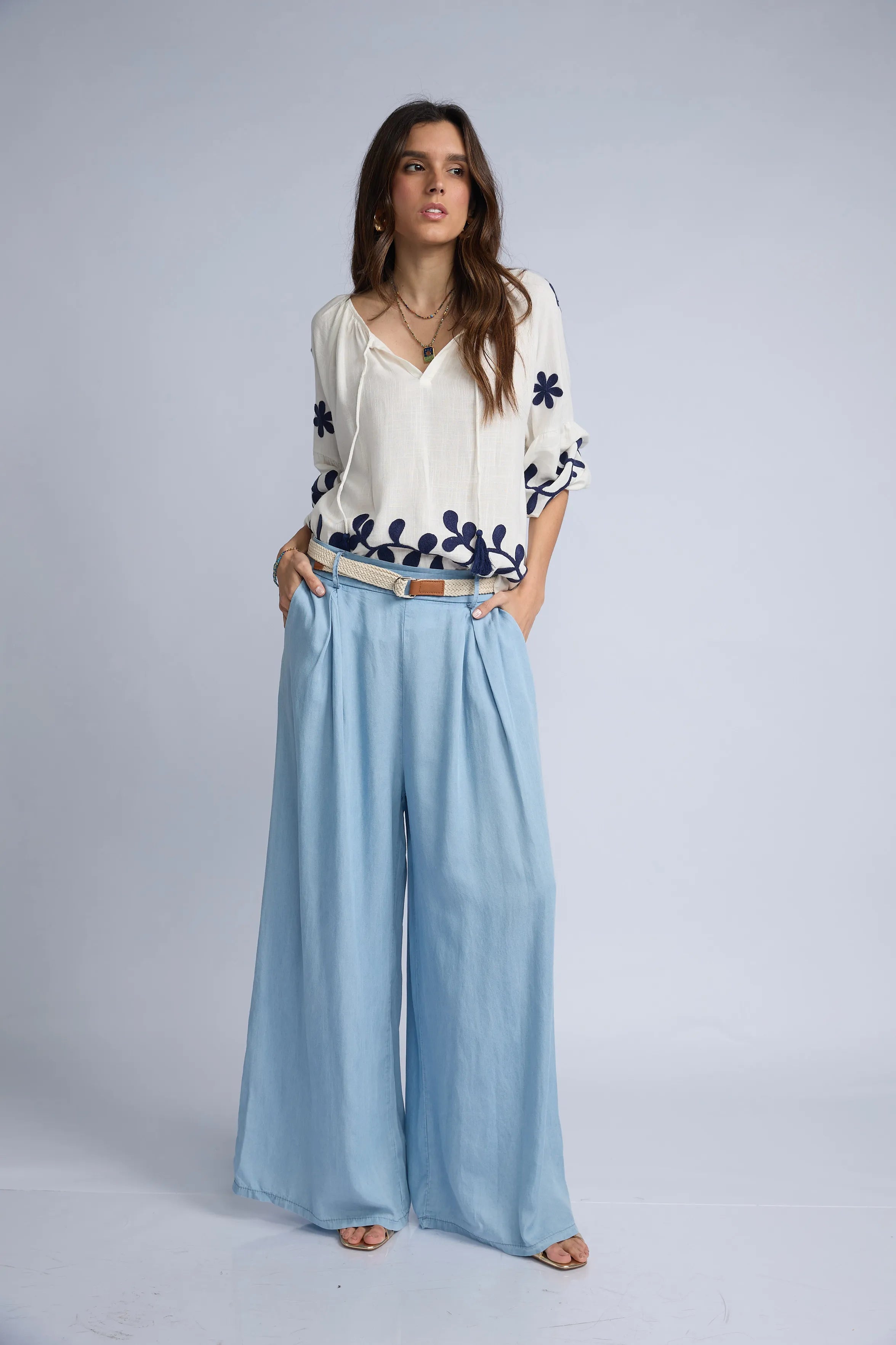 Palazzo Denim Correa