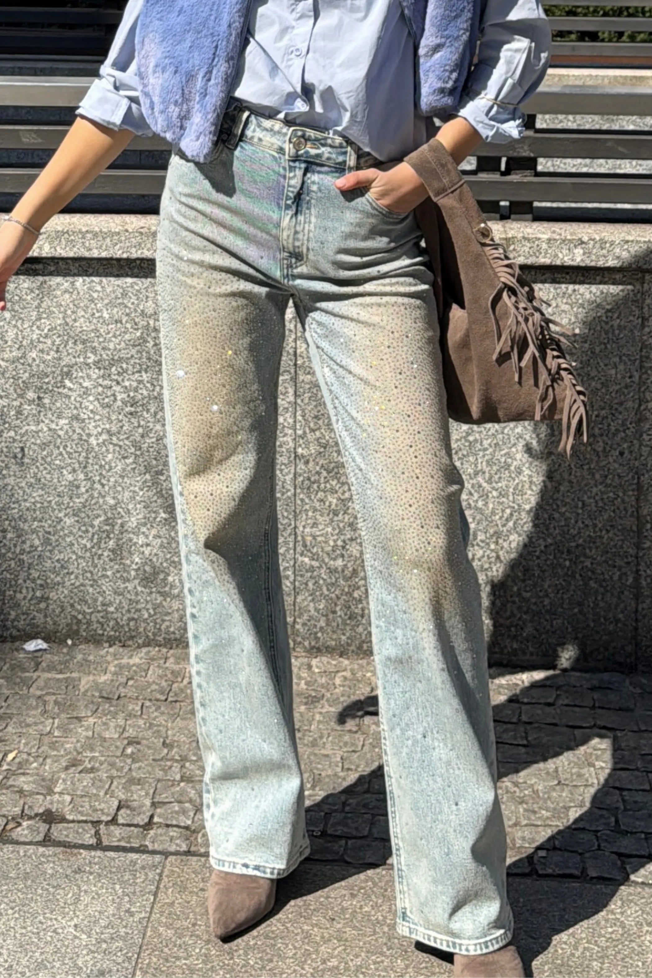 Pantalon Brillos Focalizado