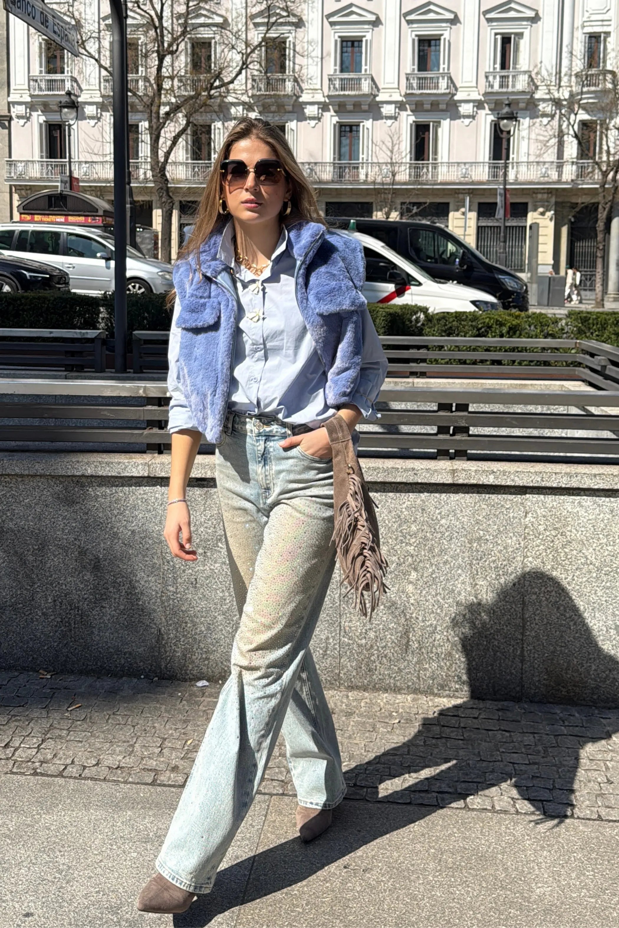 Pantalon Brillos Focalizado
