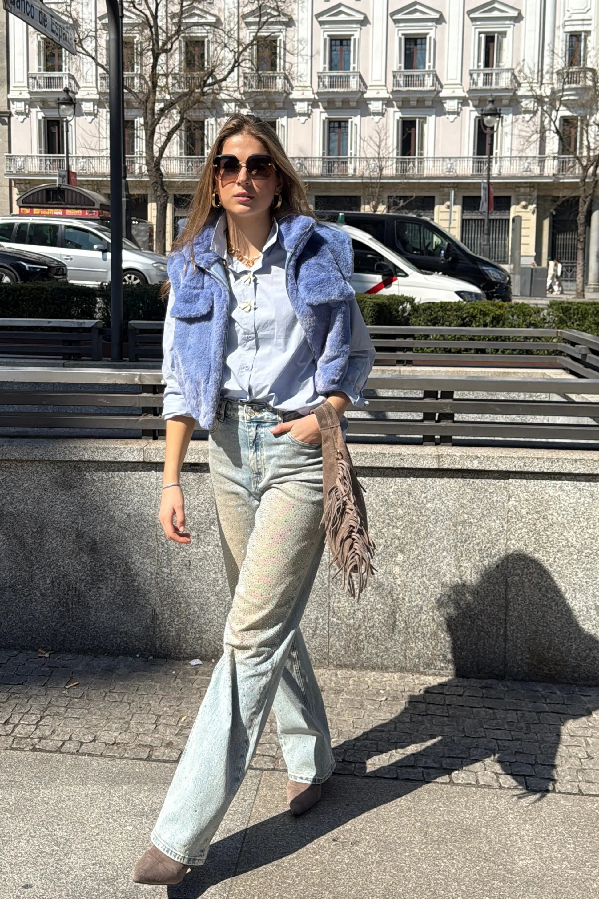Pantalon Brillos Focalizado