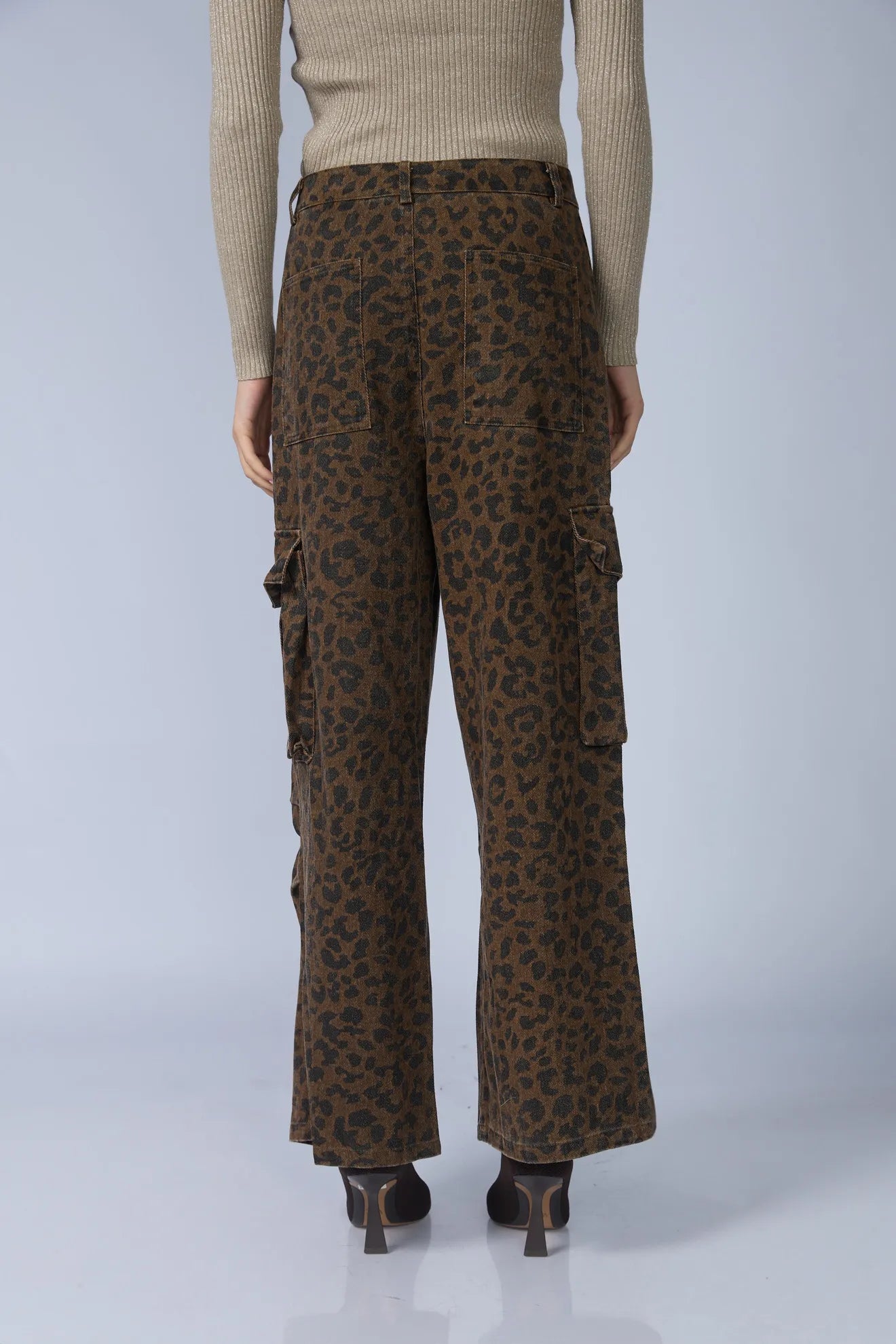 Pantalon Cargo Animal Print
