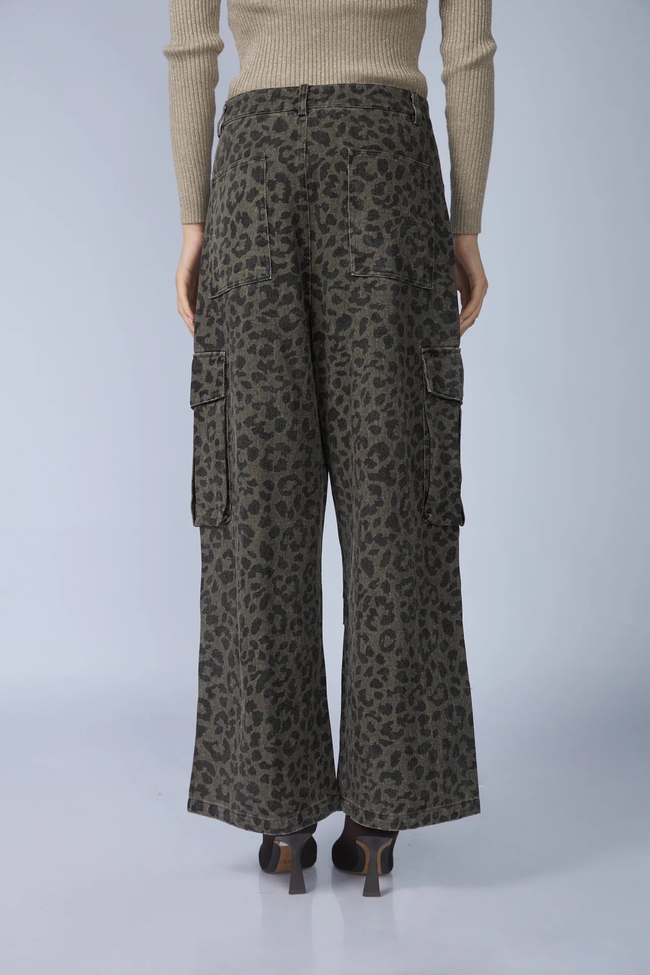 Pantalon Cargo Animal Print