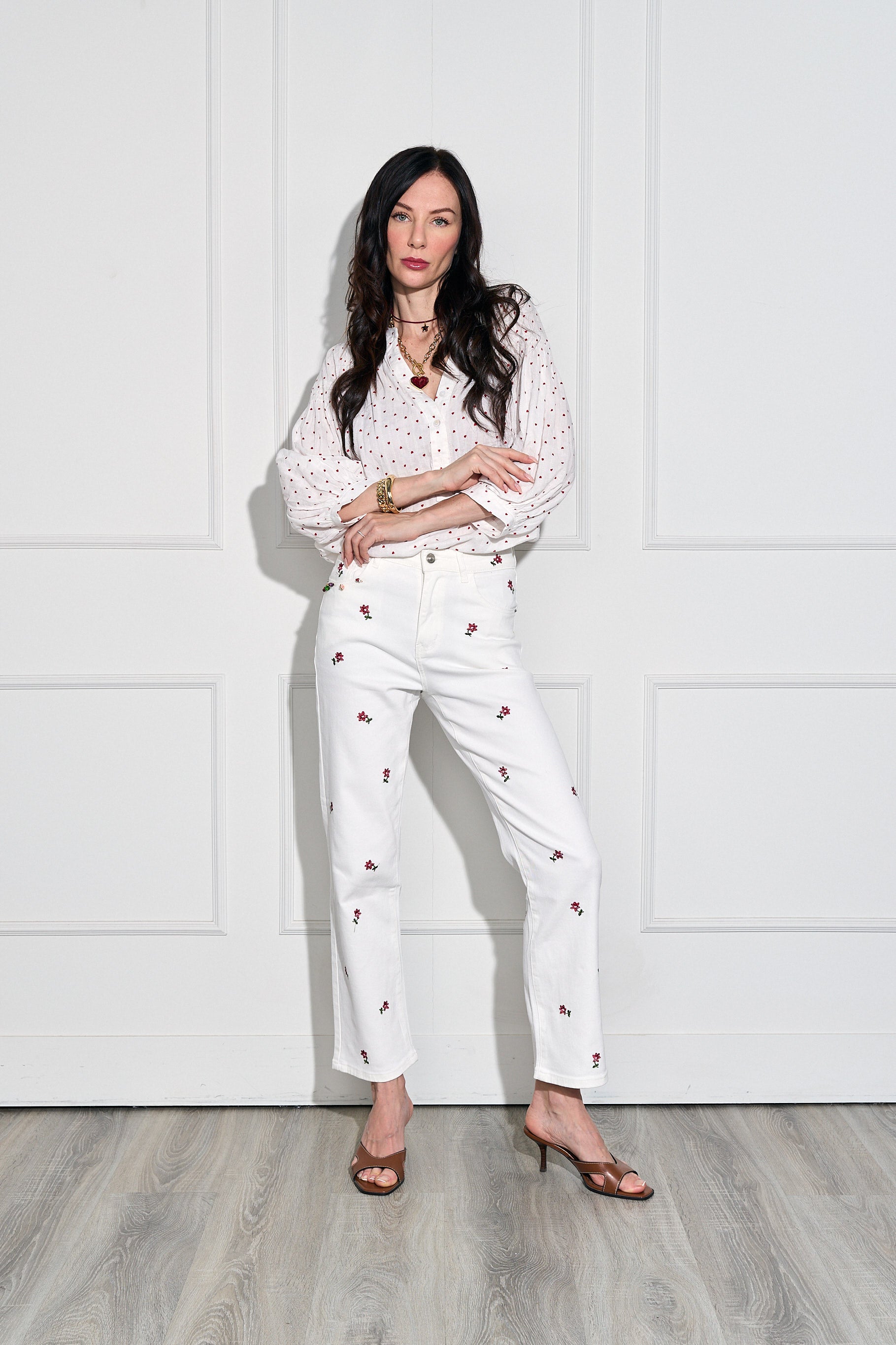 Pantalon Flores Charms