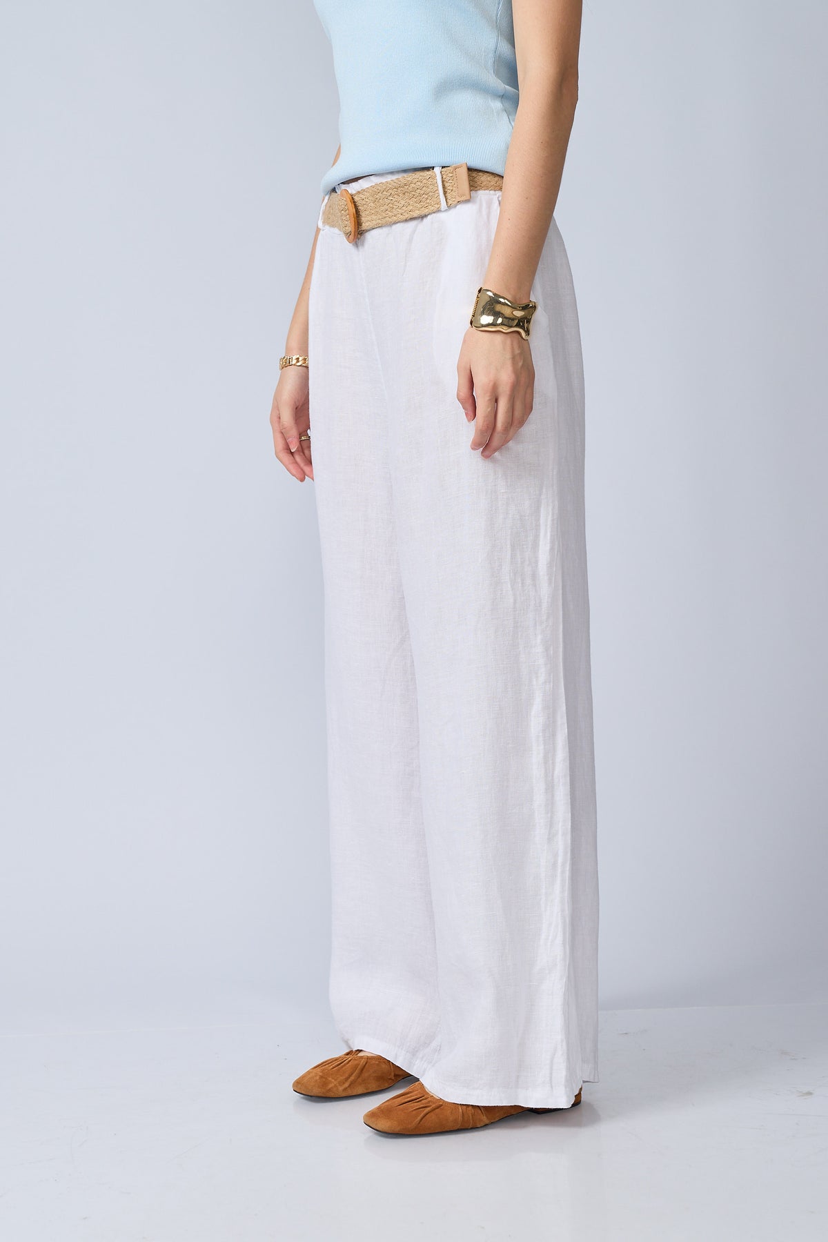 Pantalon Lino Cinturon