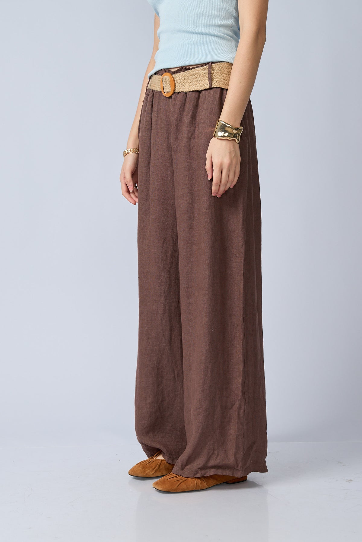 Pantalon Lino Cinturon
