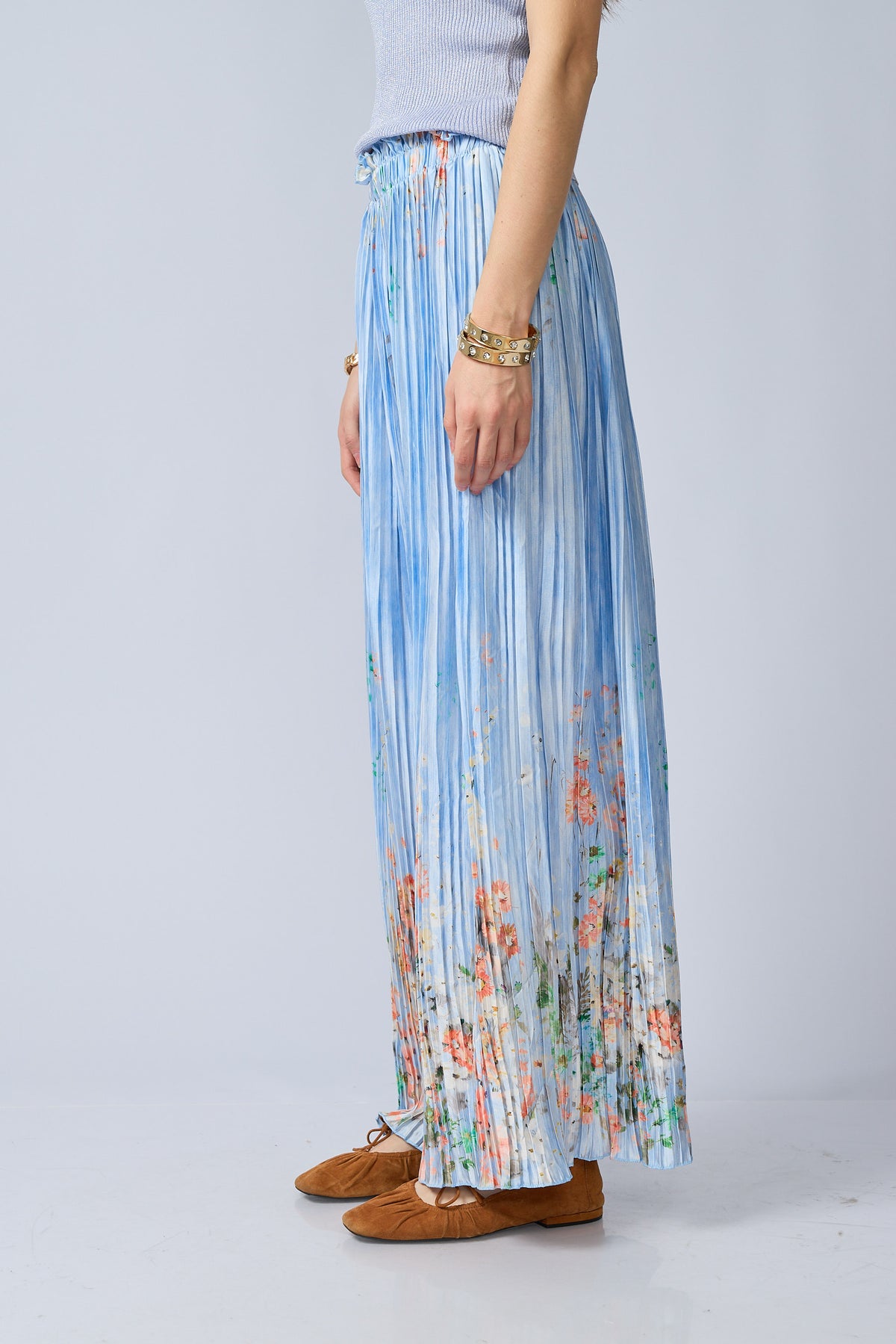 Pantalon Plizado Estampado