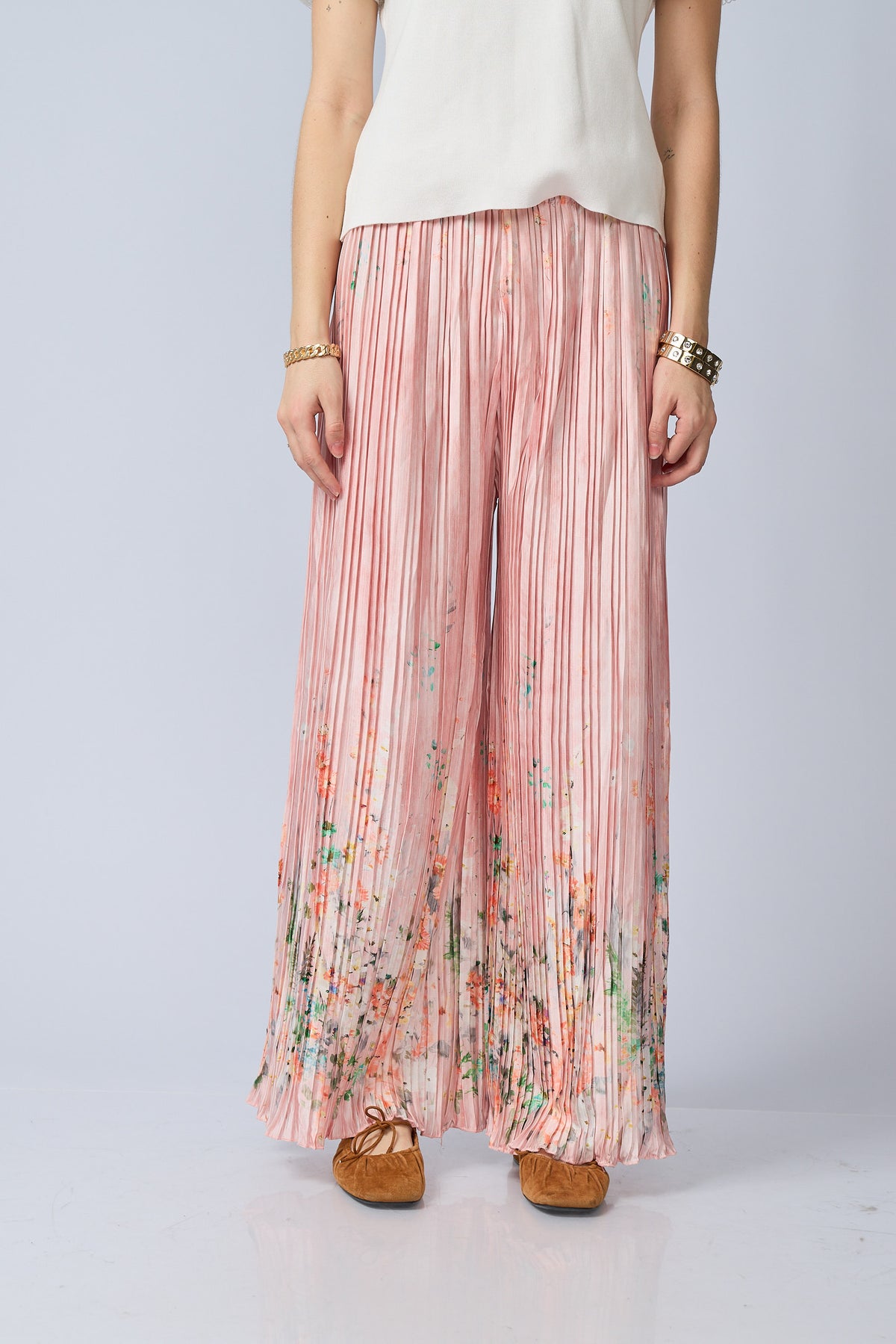 Pantalon Plizado Estampado