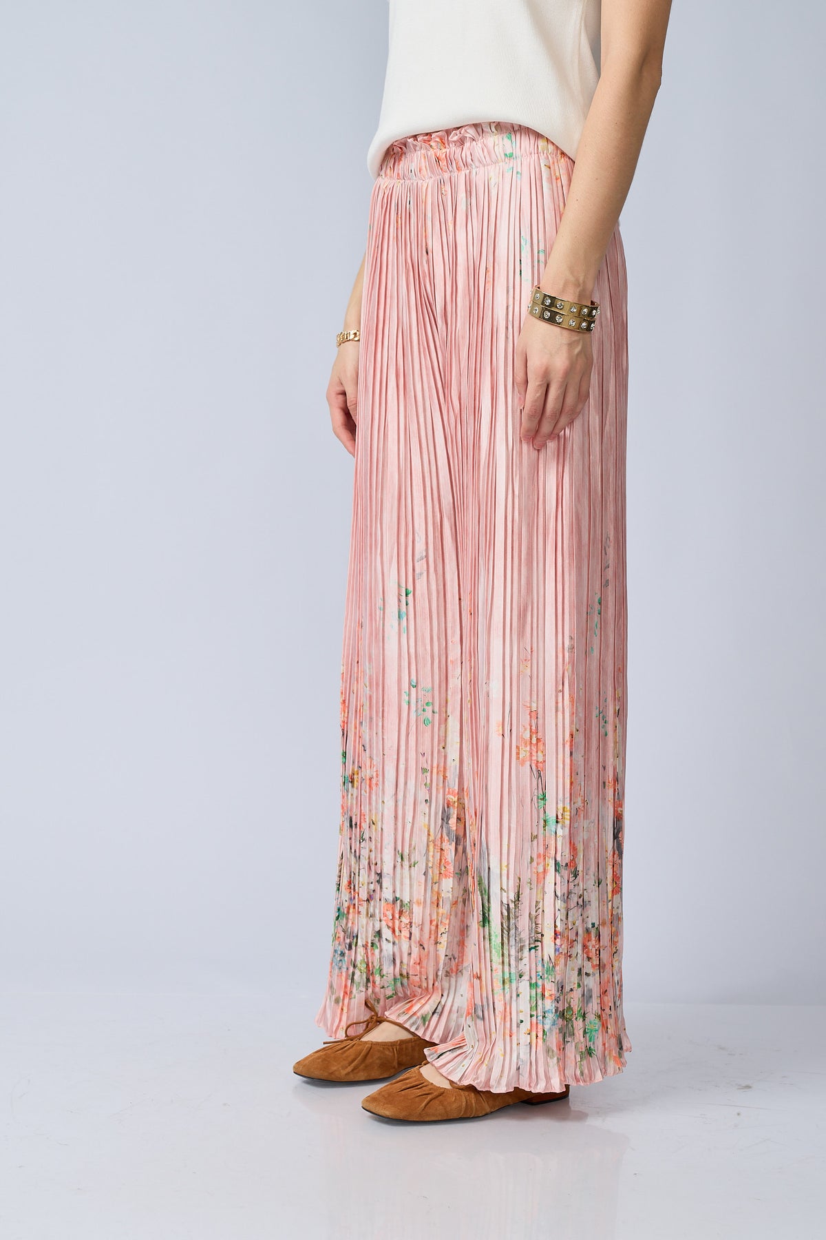 Pantalon Plizado Estampado