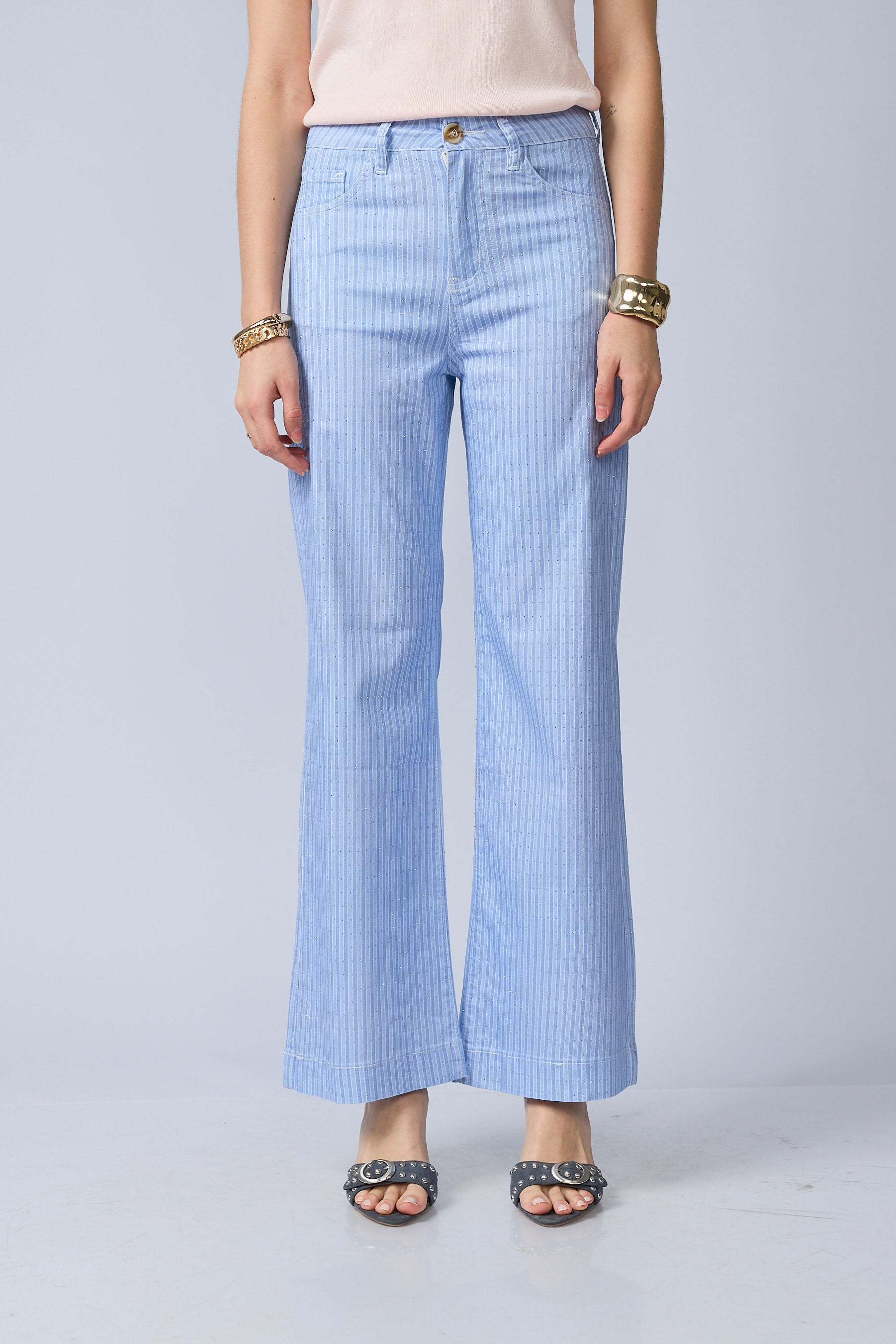 Pantalon Rayas Brillos