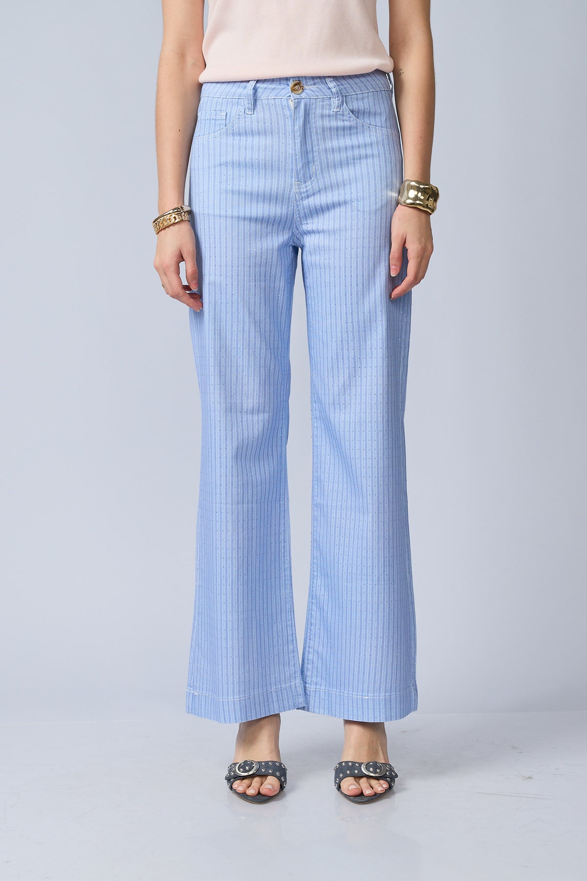 Pantalon Rayas Brillos